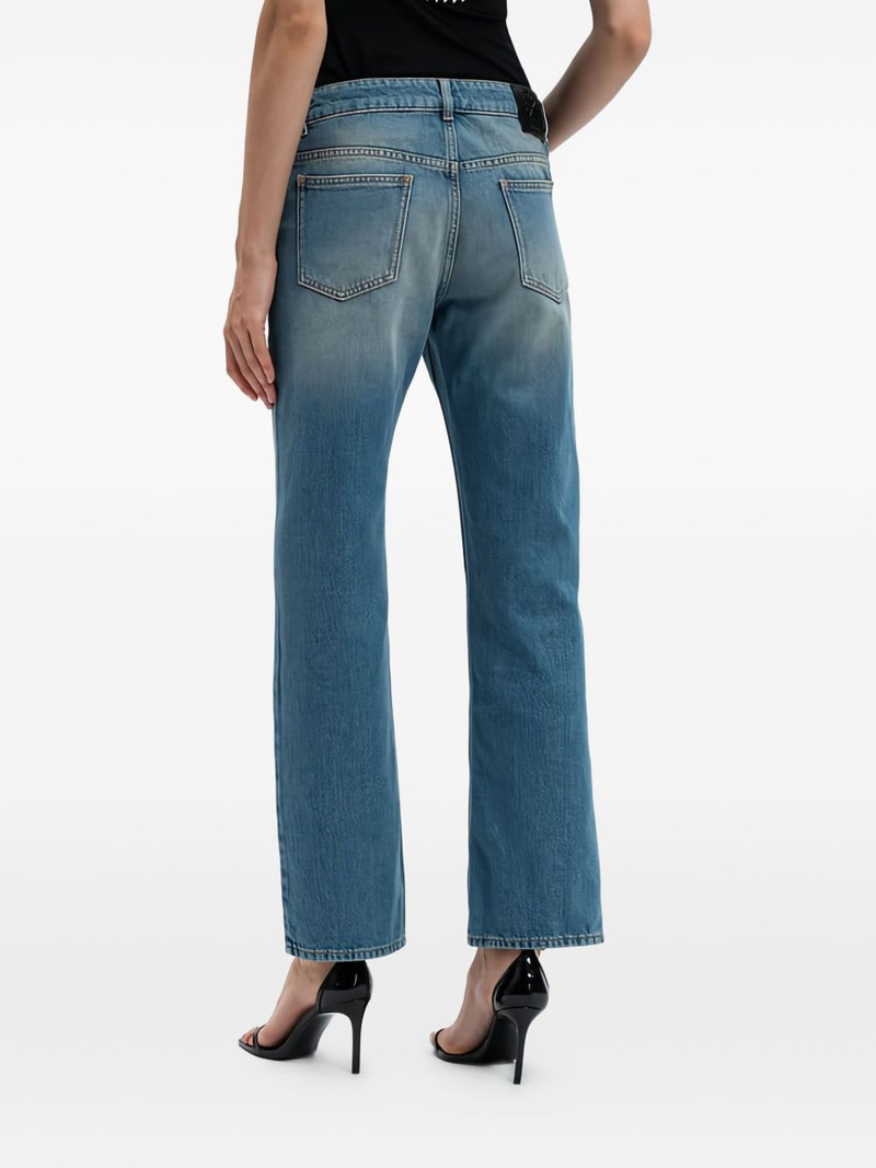 embroidered-logo jeans 3