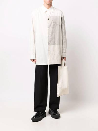 Ziggy Chen marble panel shirt outlook