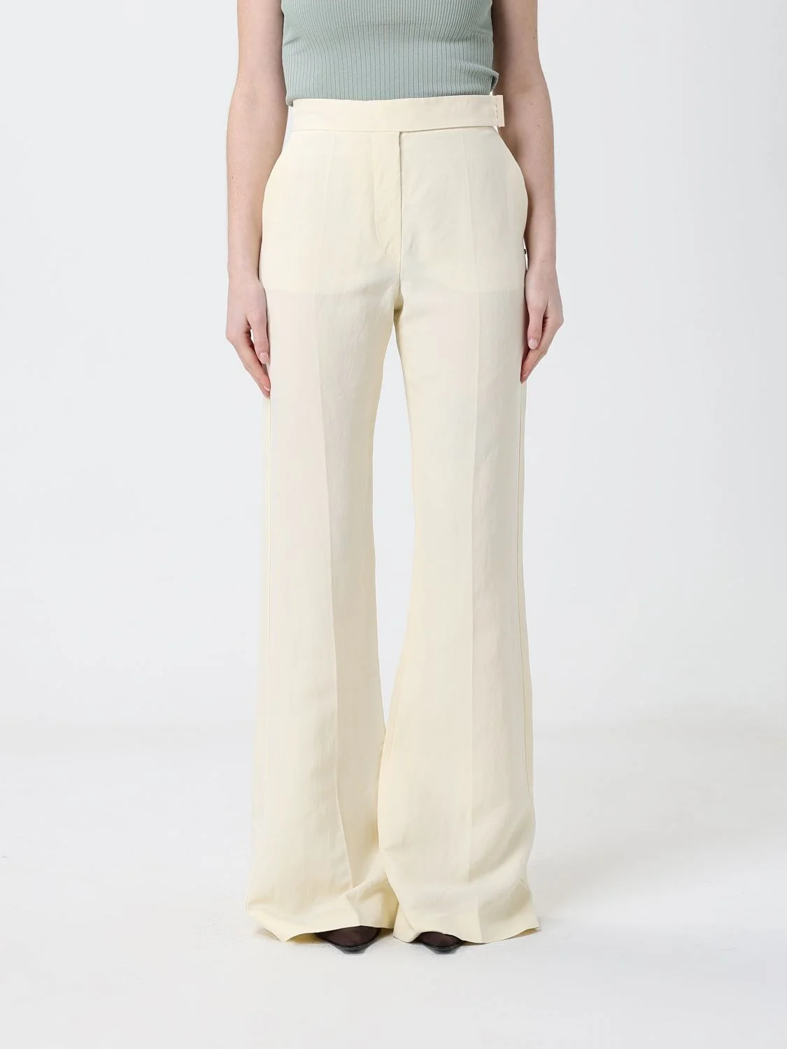 MAX MARA Flared Trousers in Viscose Blend - 1