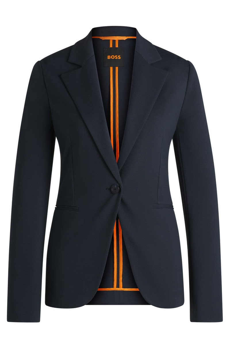 FITTED BLAZER IN STRETCH JERSEY 1