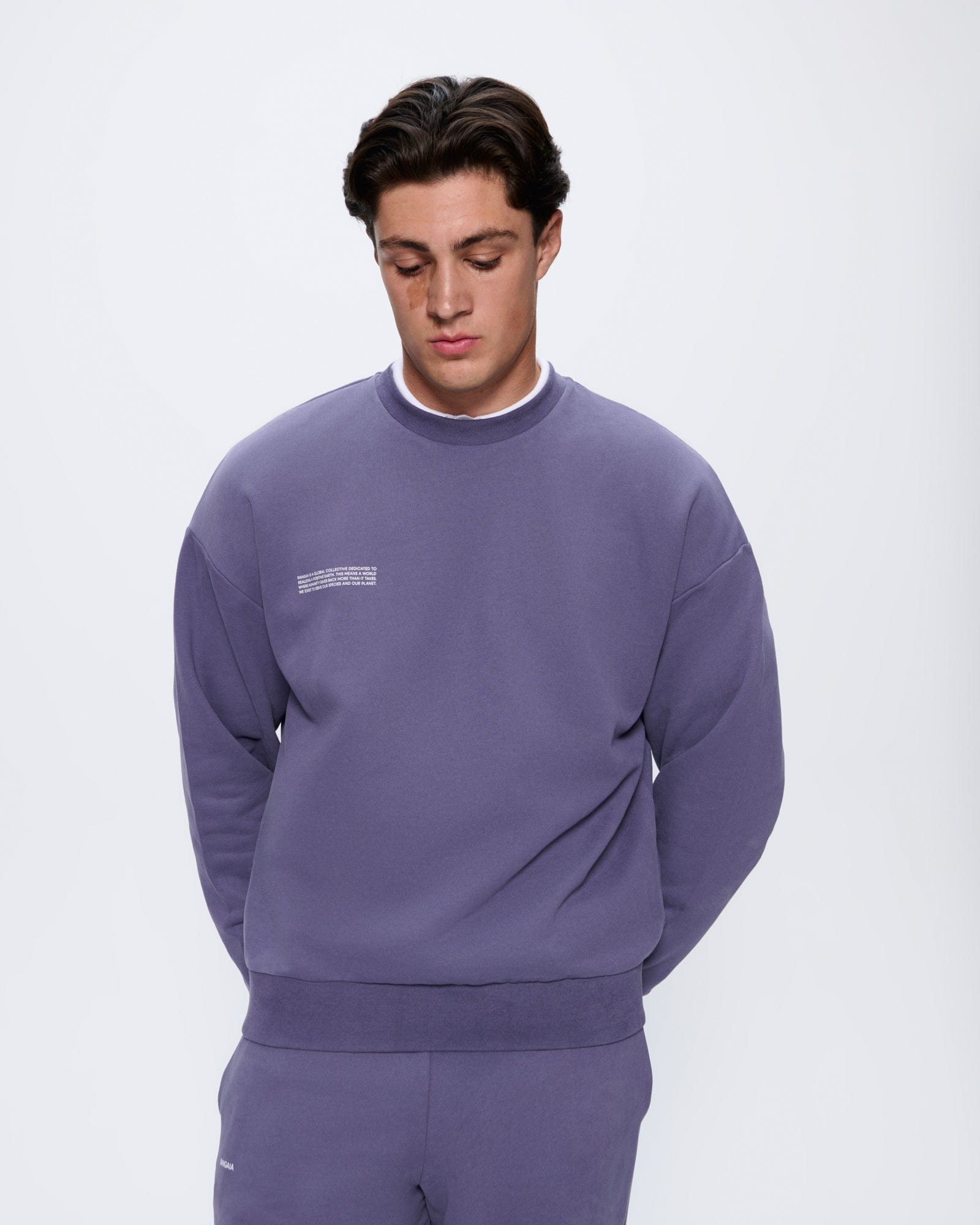 Mens 365 Midweight Sweatshirt - Slate Blue - 2