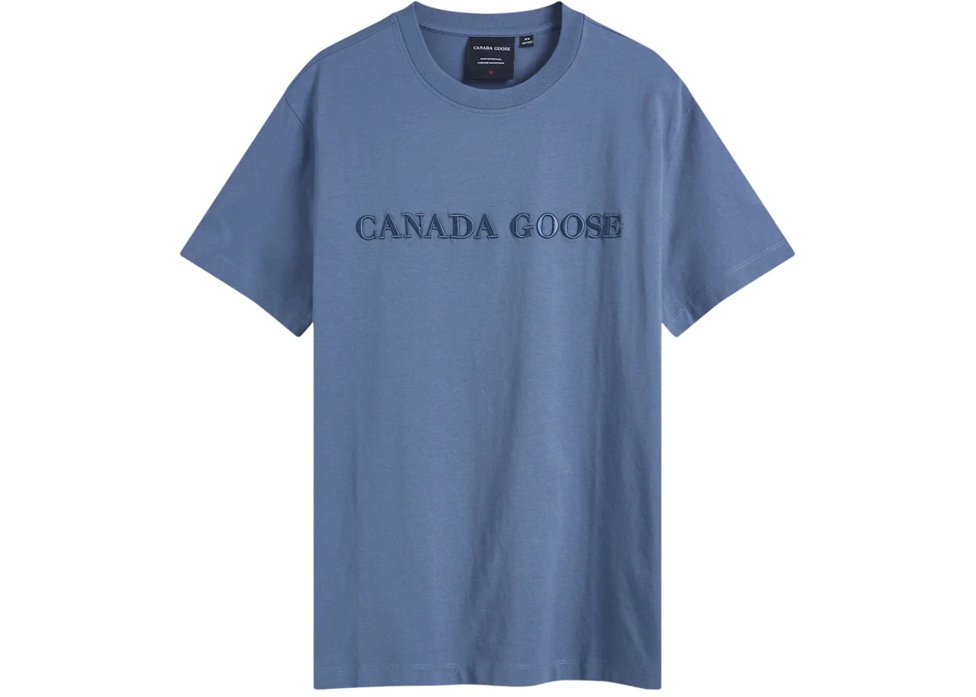 Canada Goose Embroidered Wordmark Emersen T-Shirt Ozone Blue - 1