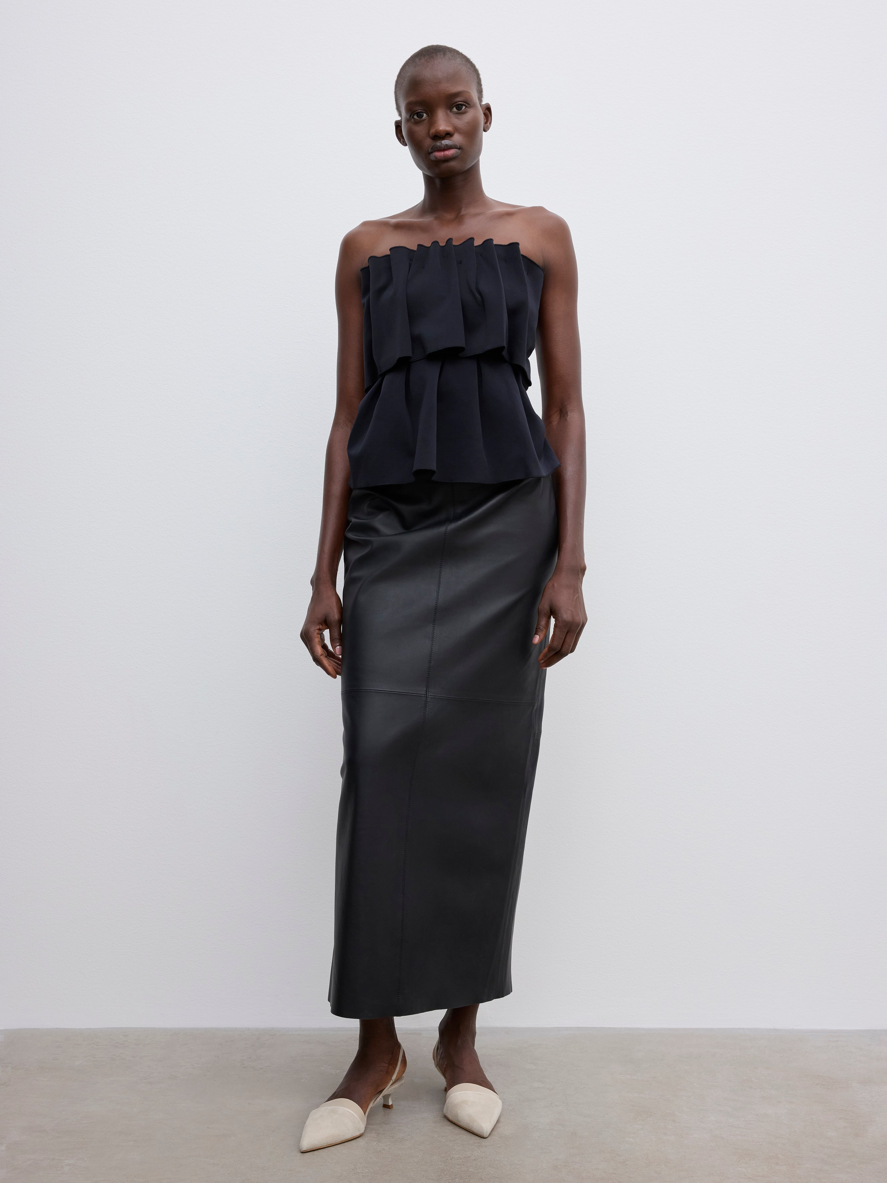 Sculpted tube top - 3