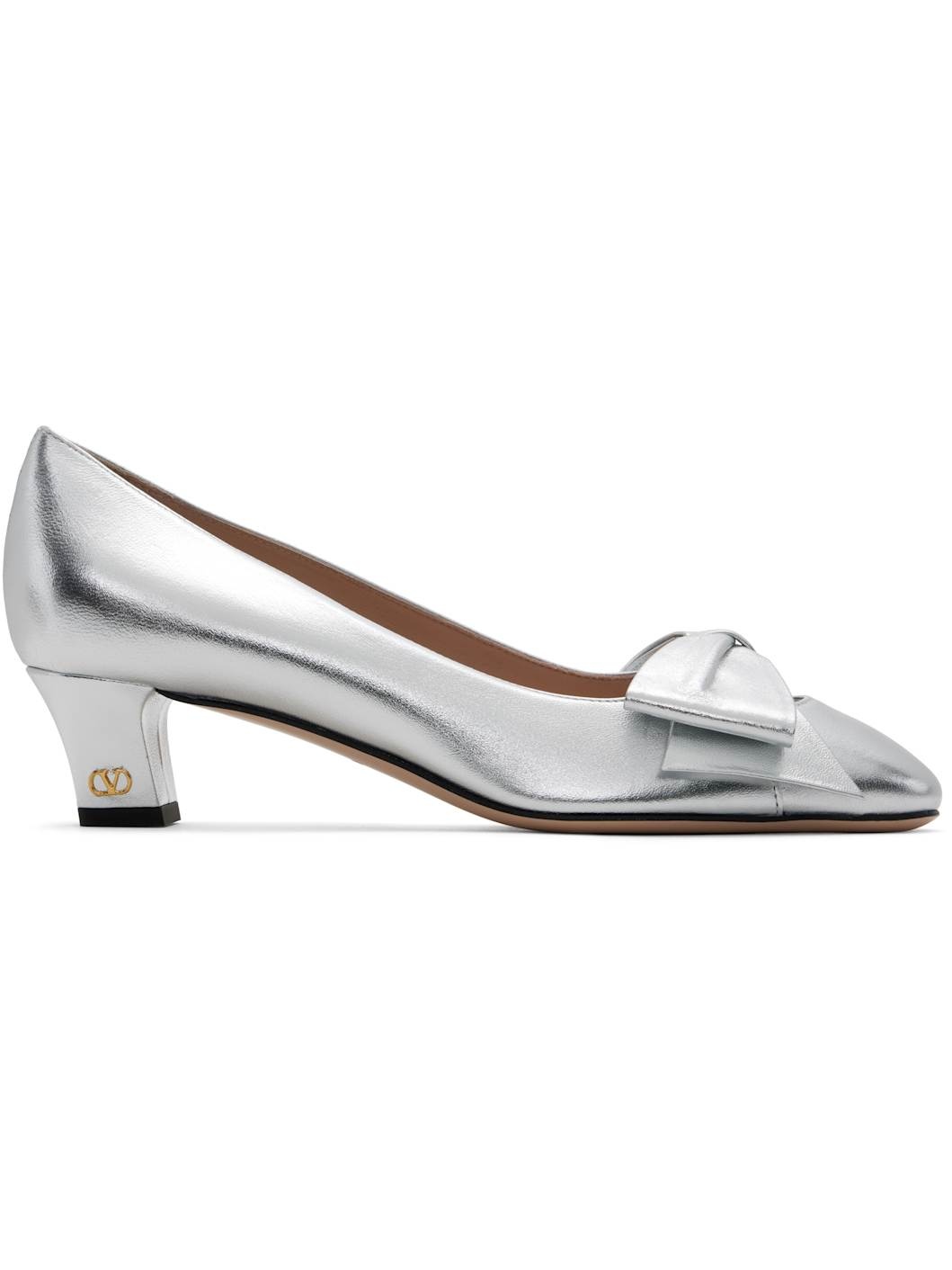 Silver Bowow Heels - 1