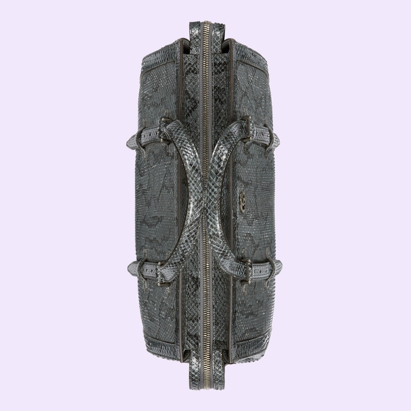 Python medium tote bag with Double G 7