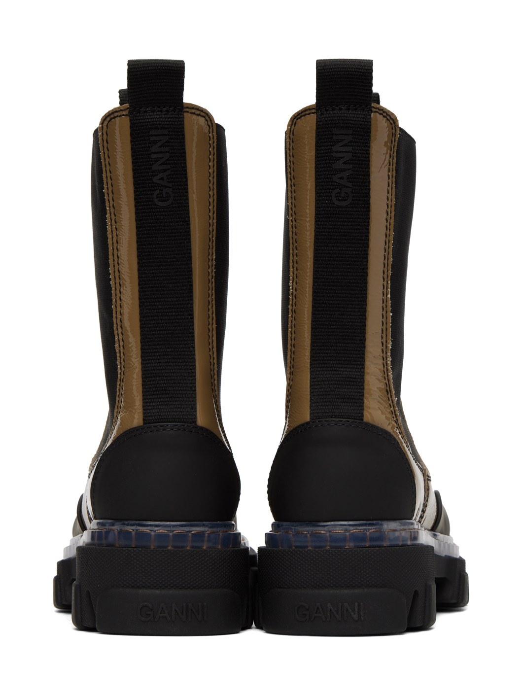 Taupe Cleated Chelsea Boots - 2