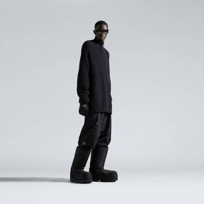 BALENCIAGA Skiwear - Half Zip High Neck Sweater in Black outlook