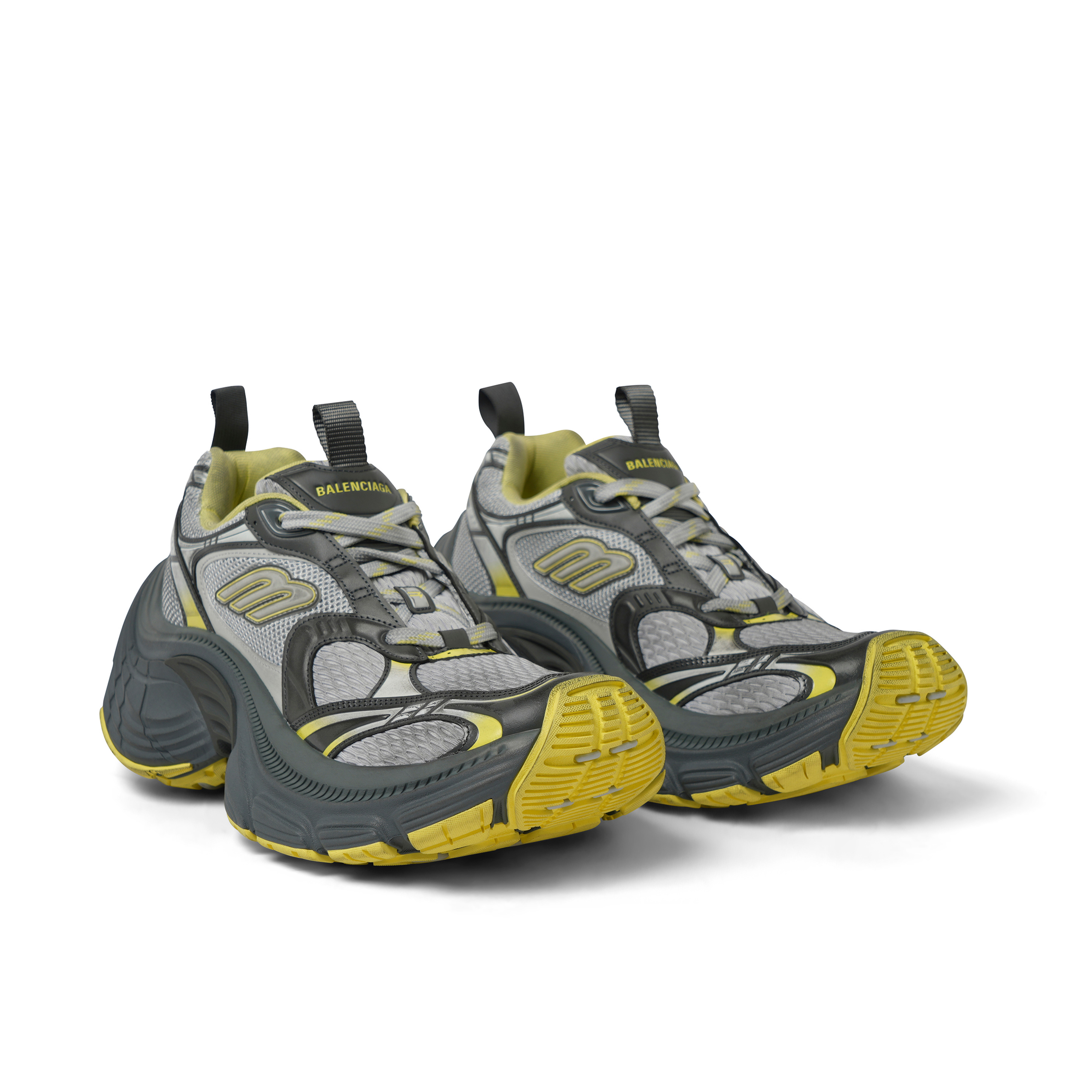 10XL Sneaker in Grey/Yellow - 2