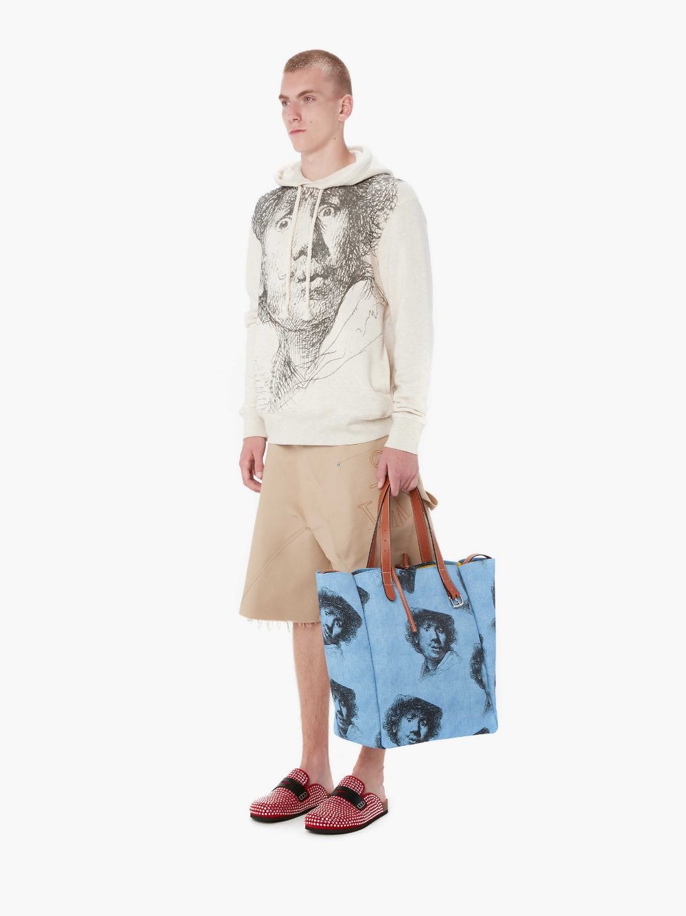 REMBRANDT PRINT HOODIE - 4