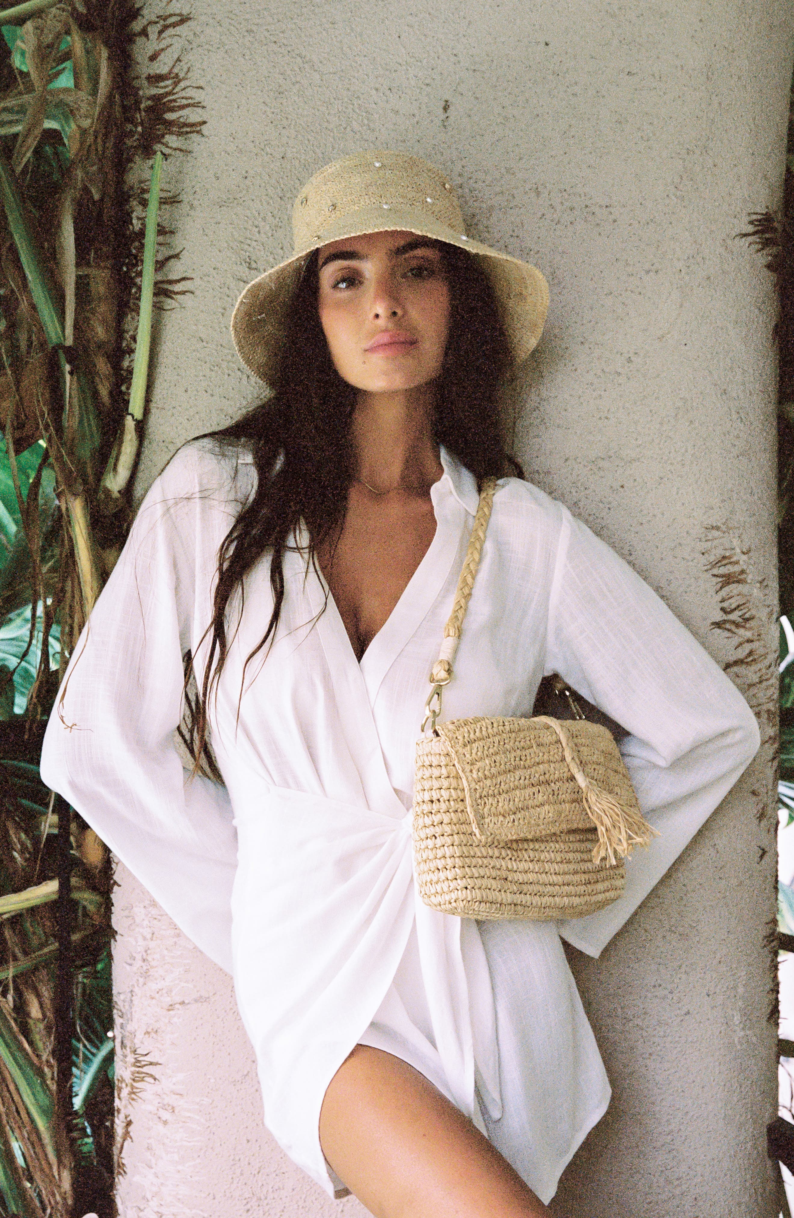 LSPACE Carmel Island Raffia Bucket Hat in Natural at Nordstrom - 2