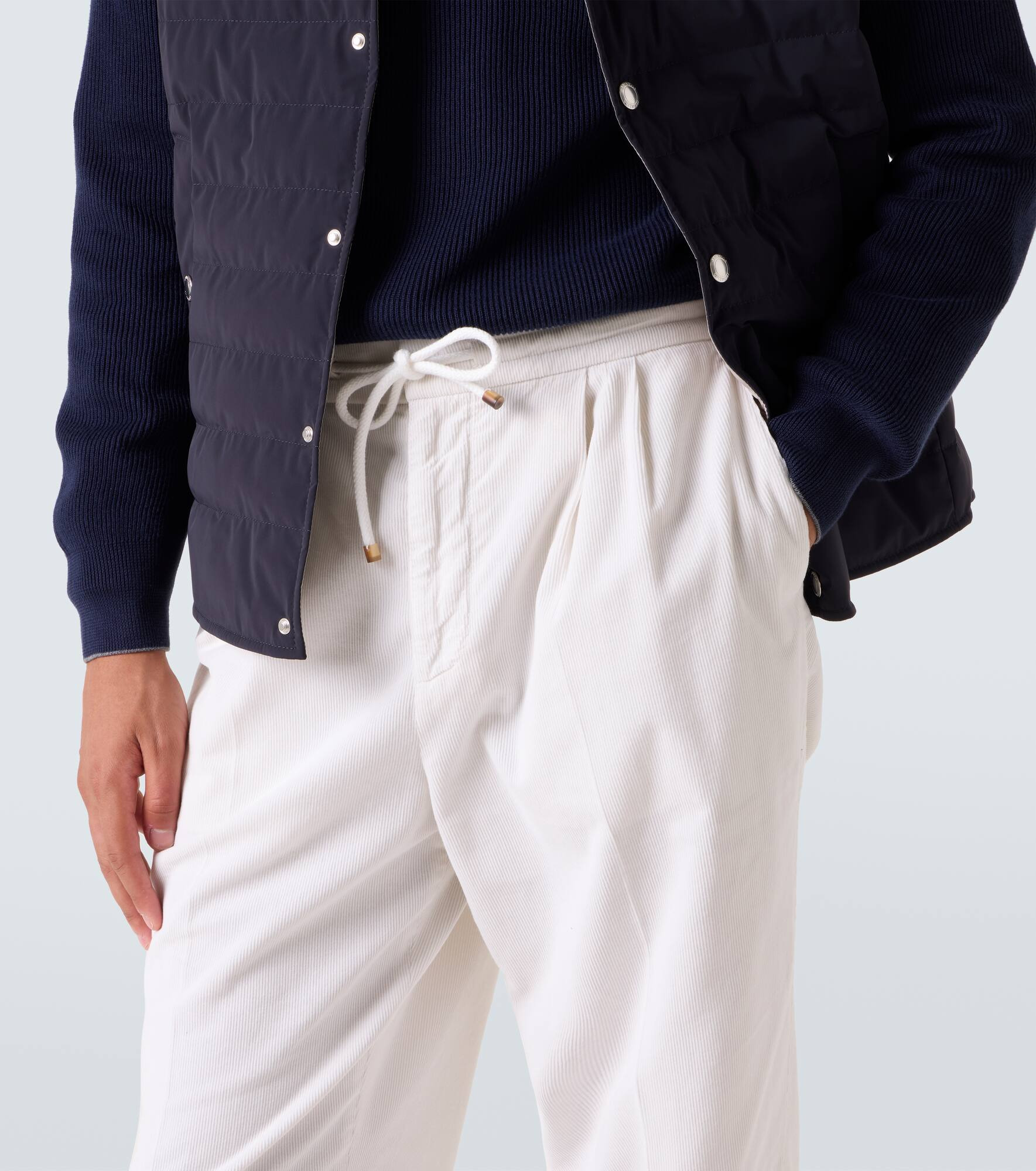 Cotton corduroy pants - 5