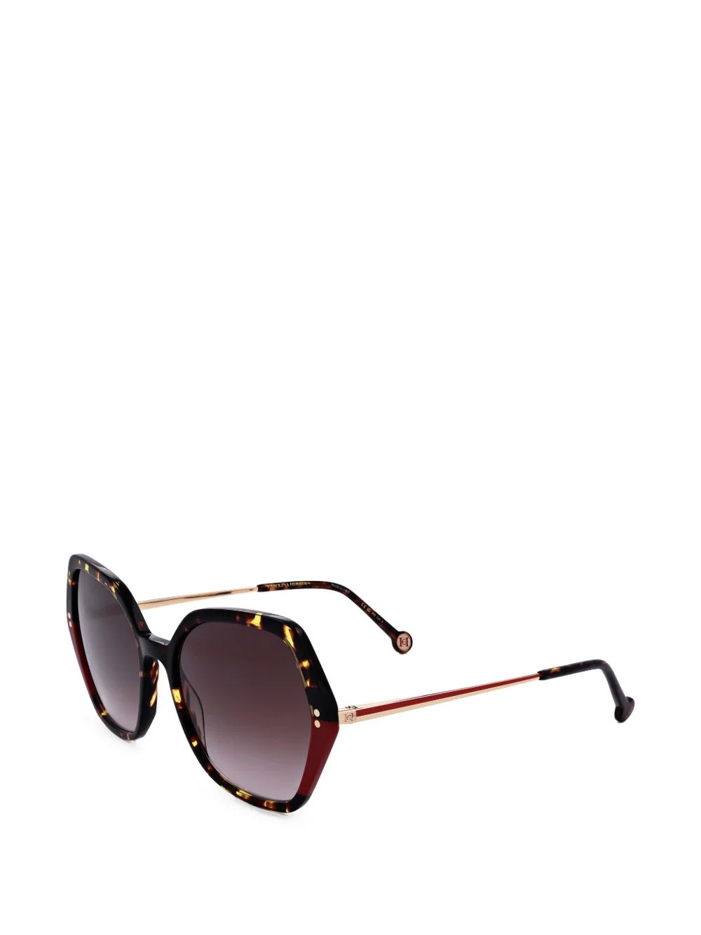 geometric-frame sunglasses - 1
