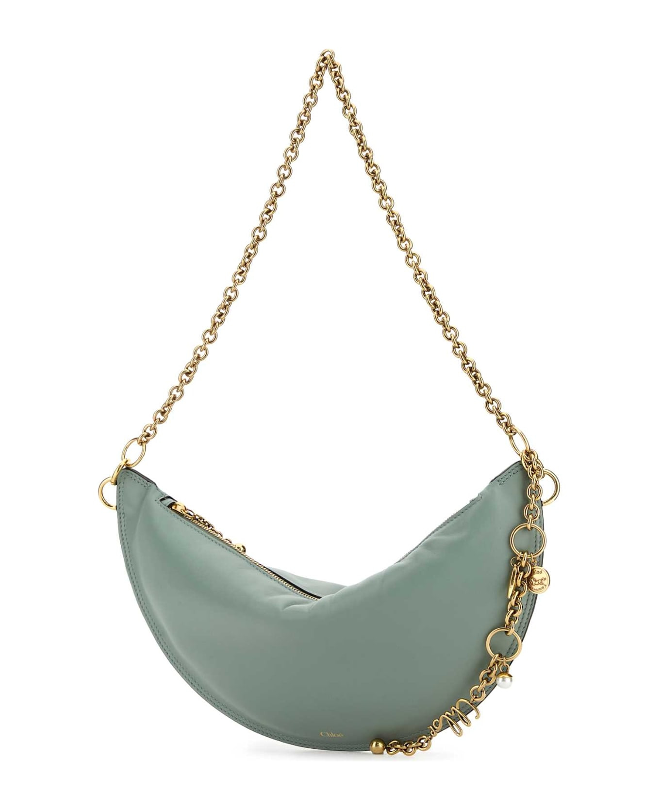 Sea Green Nappa Leather Chloe Icons Shoulder Bag - 2