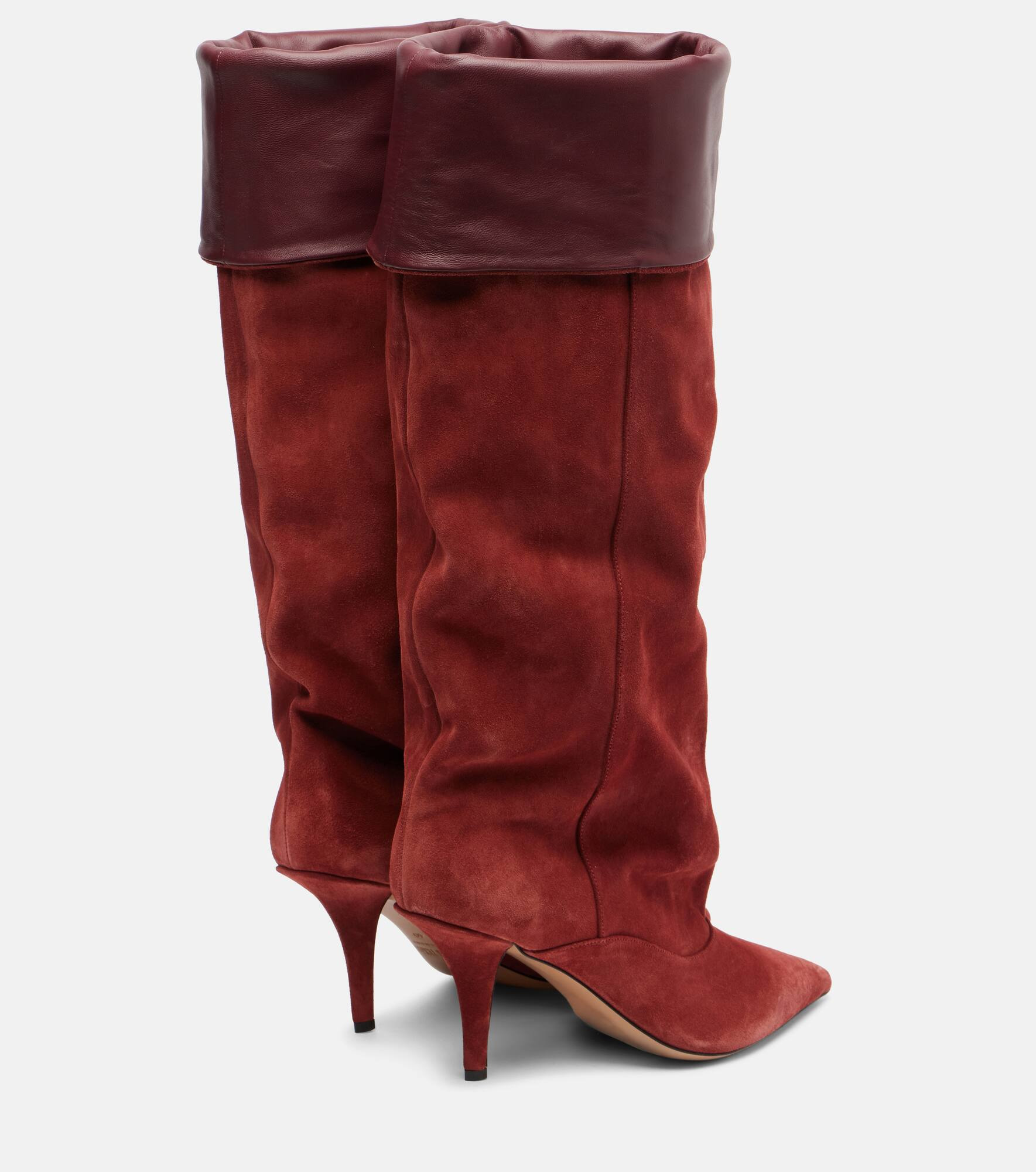 Ines 75 suede knee-high boots - 2