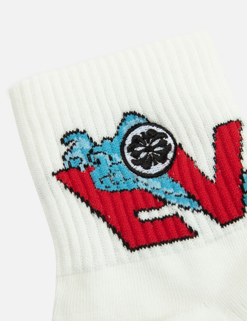 EVISU LOGO JACQUARD WITH KAMON EMBROIDERY LONG SOCKS outlook