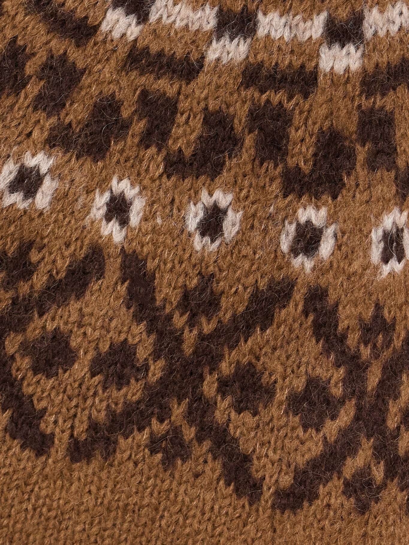 Fair Isle alpaca-blend sweater - 5