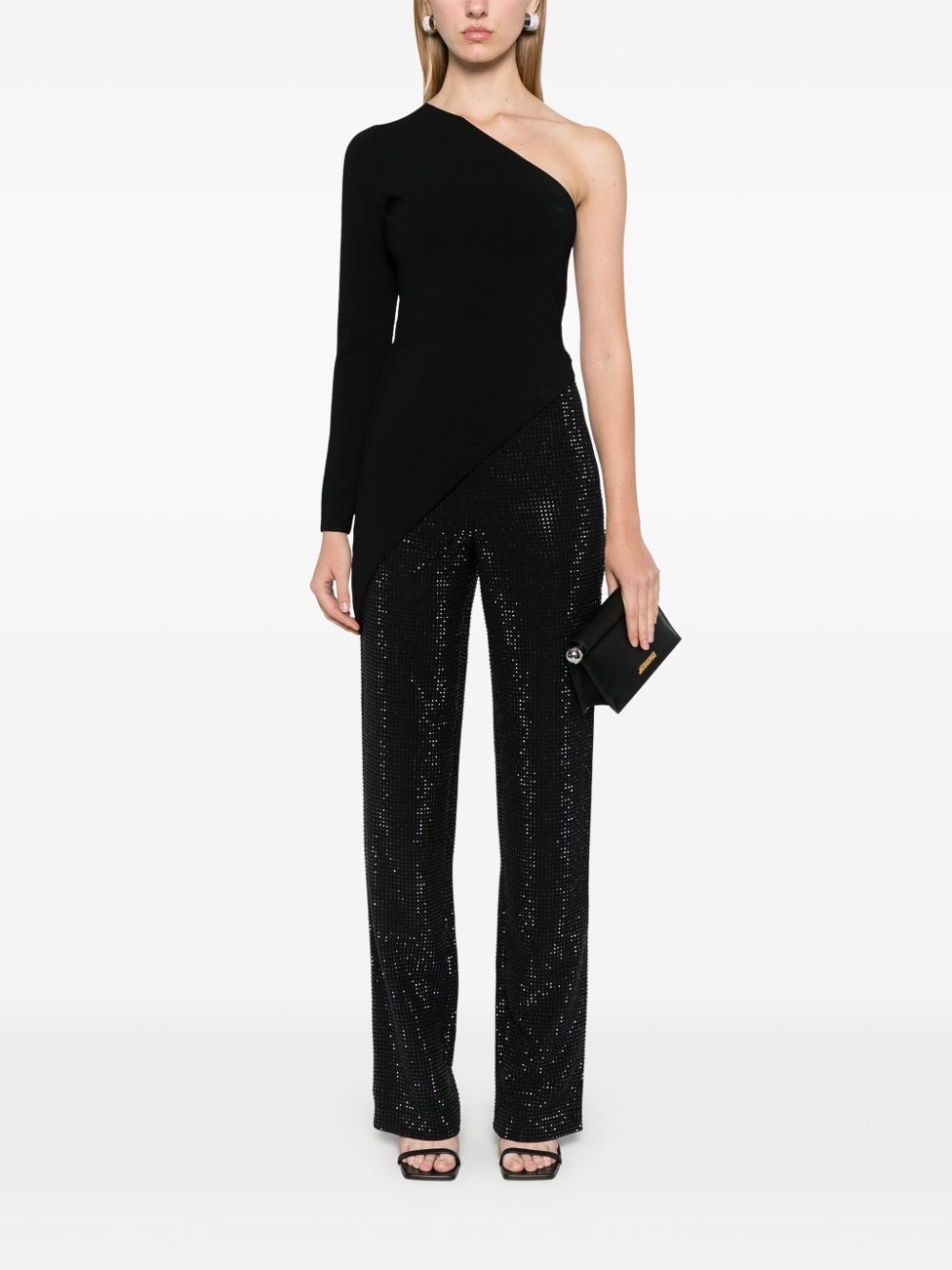crystal-embellished trousers - 2