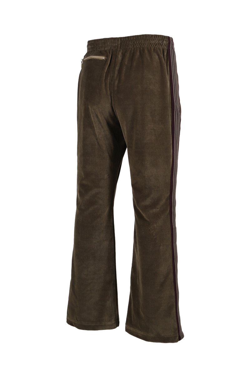 NEEDLES BOOT-CUT TRACK PANT - C/PE VELOUR / TAUPE outlook