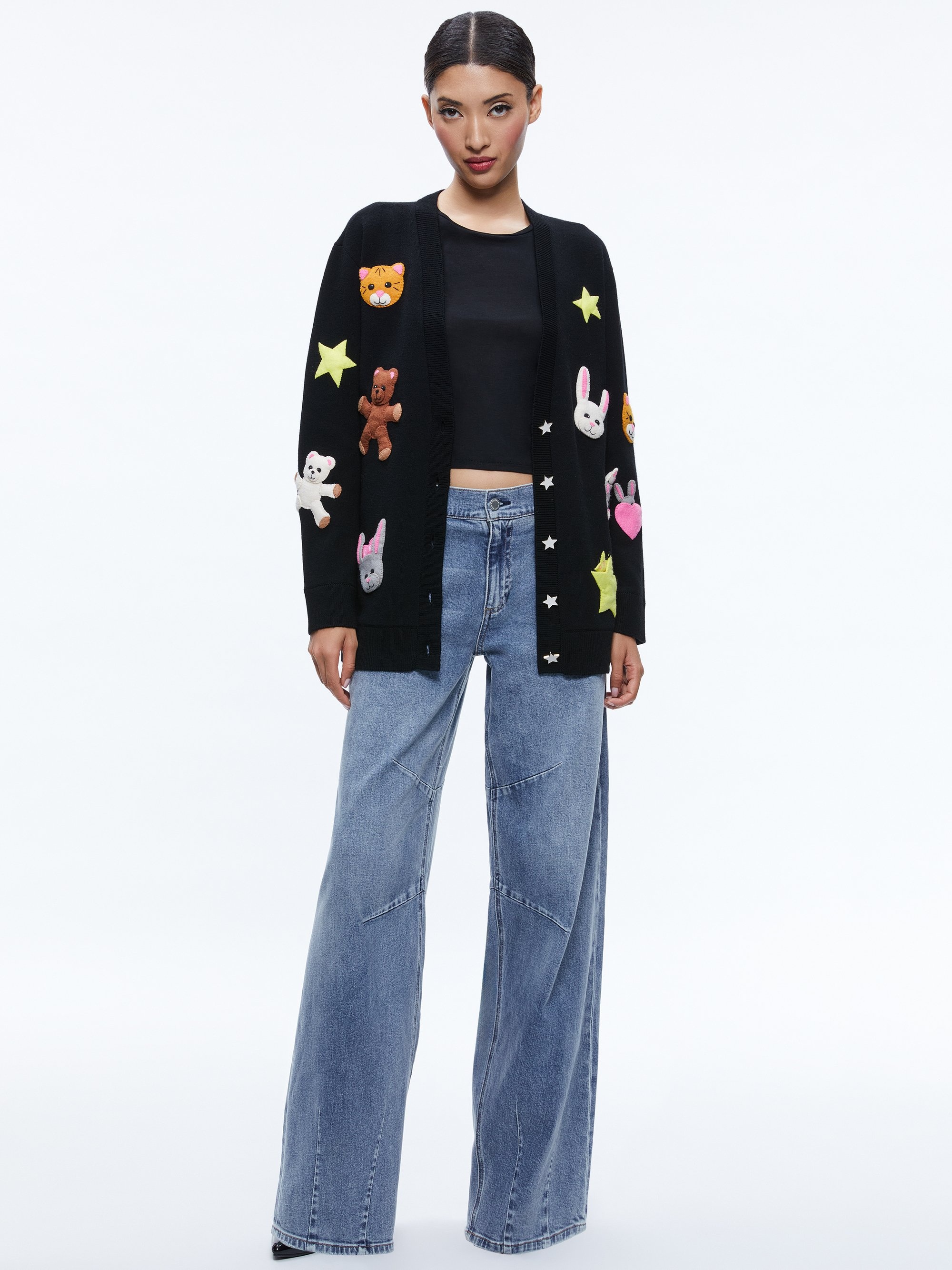 BRADFORD APPLIQUE CARDIGAN - 3