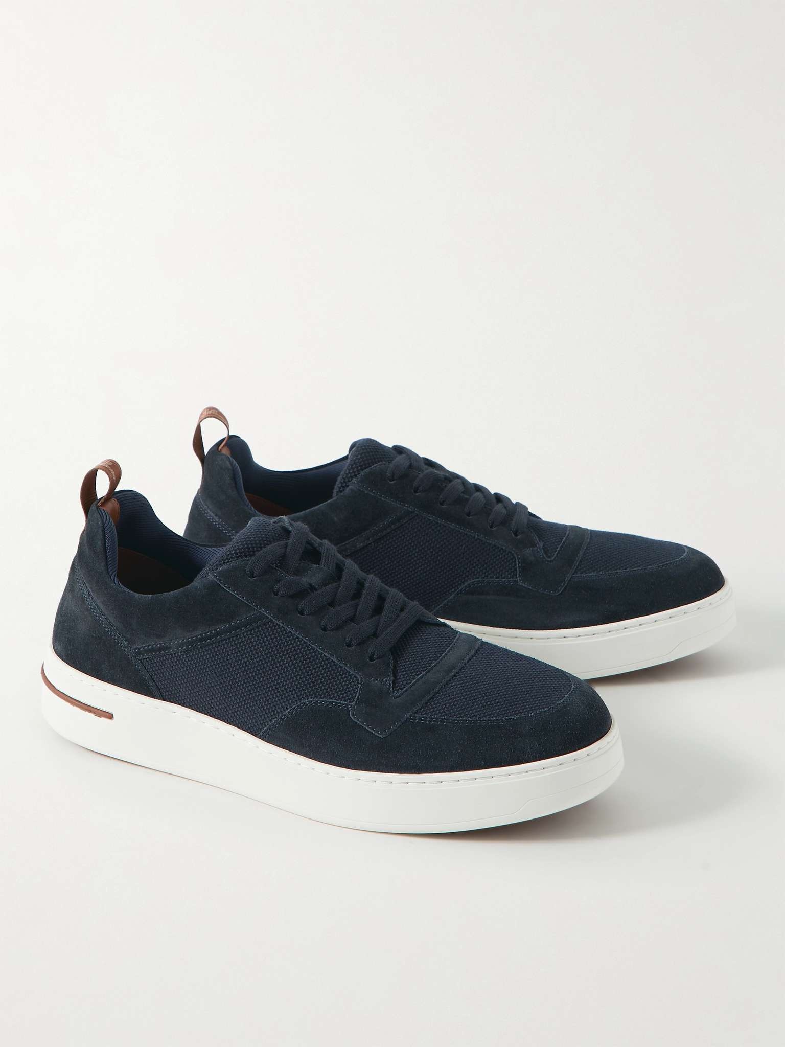 Newport Walk Suede and Mesh Sneakers - 4