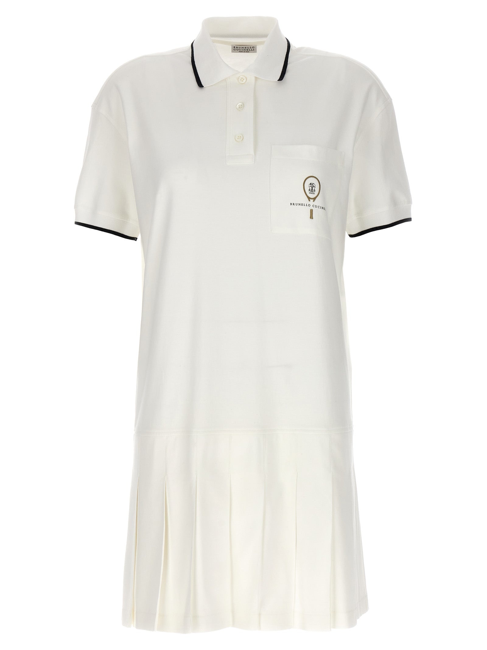 Brunello Cucinelli Logo Polo Dress - 1