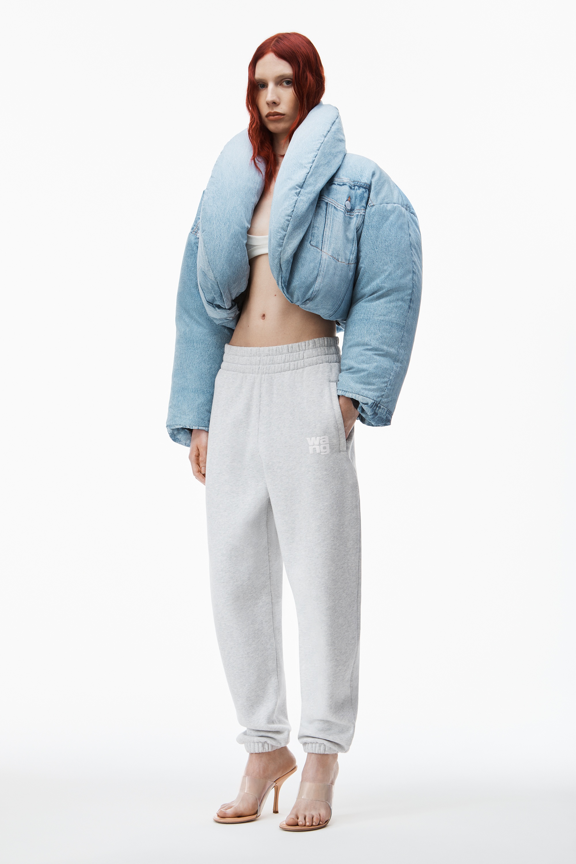 PUFF LOGO SWEATPANT IN STRUCTURED TERRY - 2