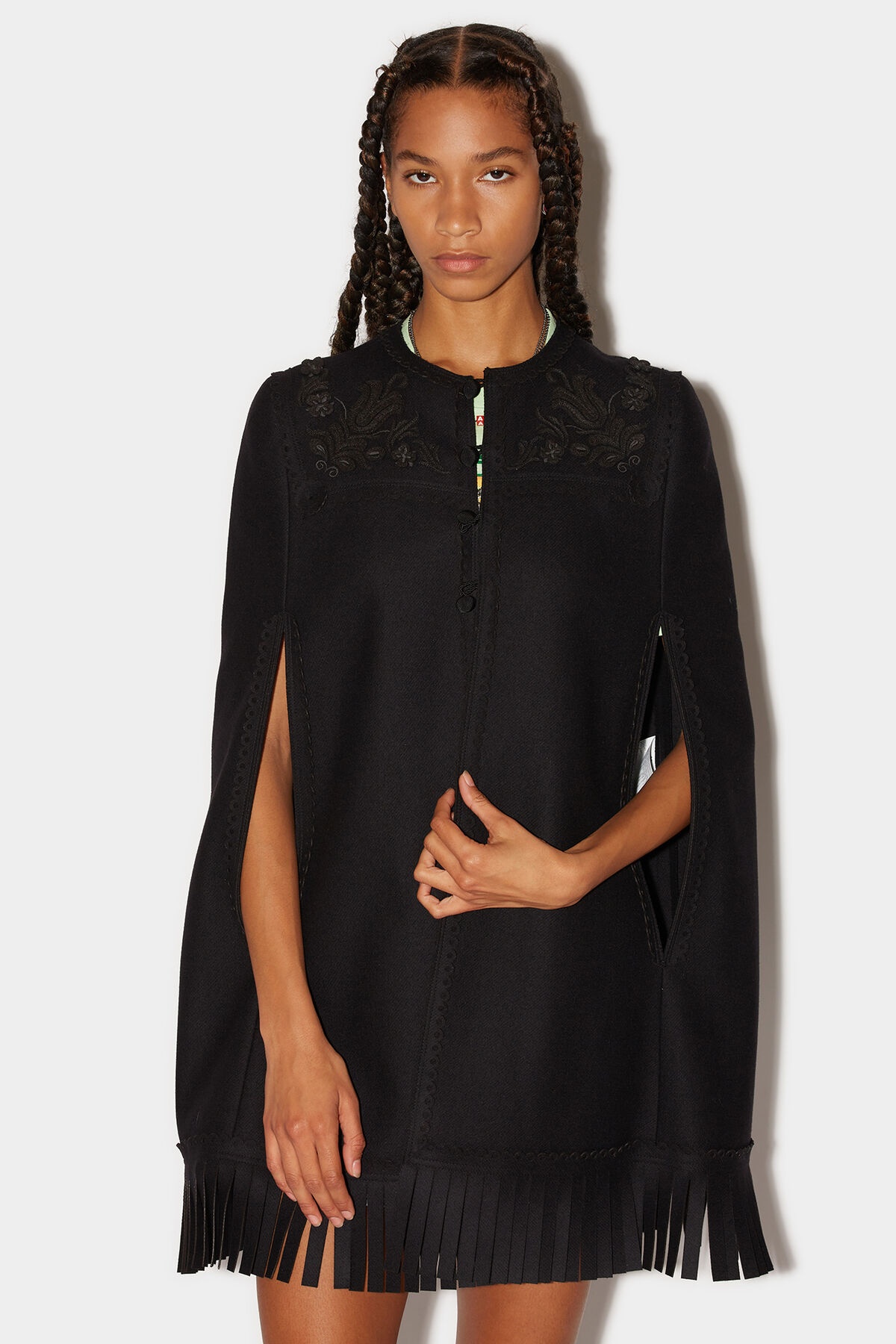 FRINGED TULIP CAPE - 3