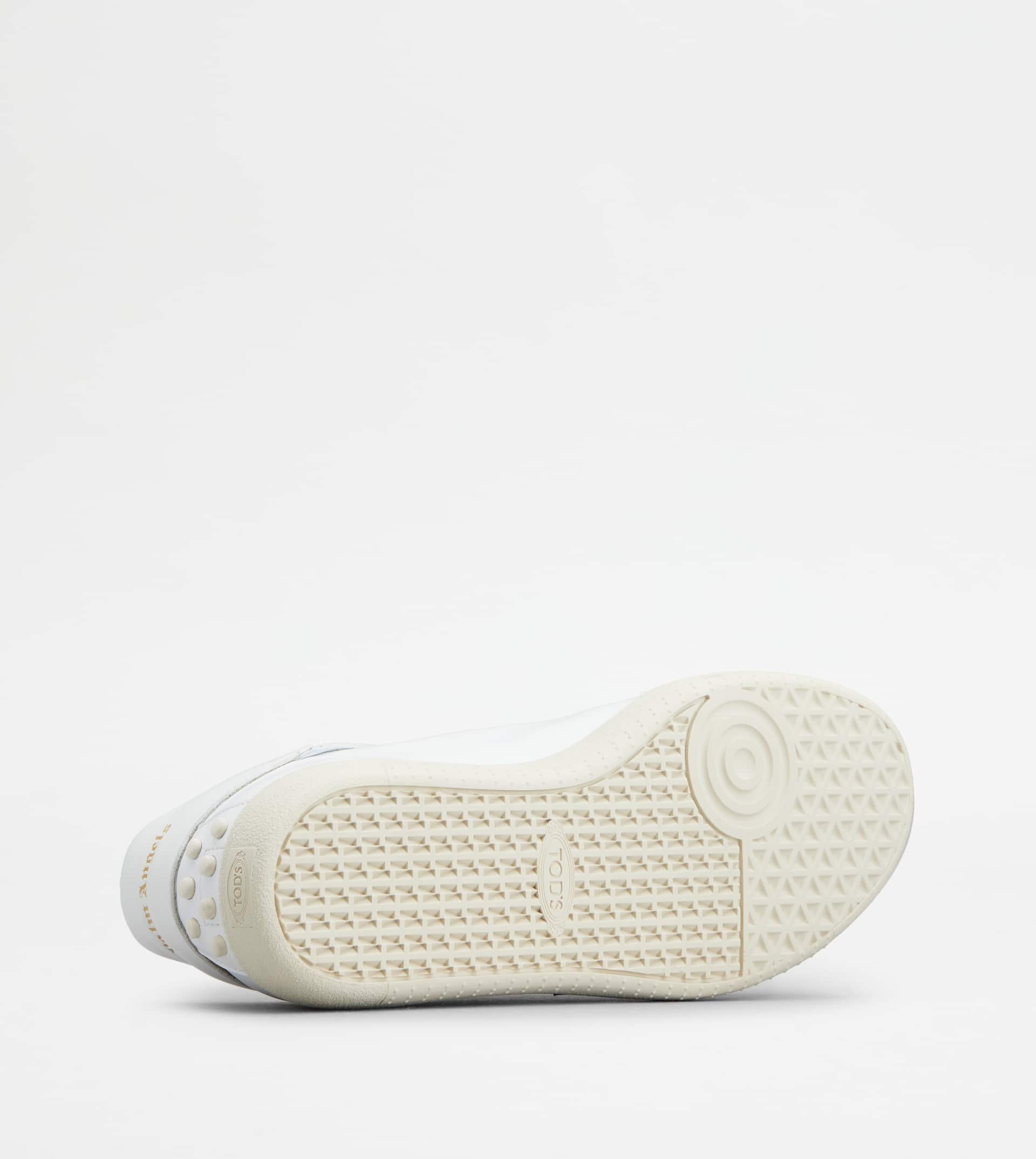 TOD'S TABS SNEAKERS PALM ANGELS IN LEATHER - WHITE, GOLD - 4