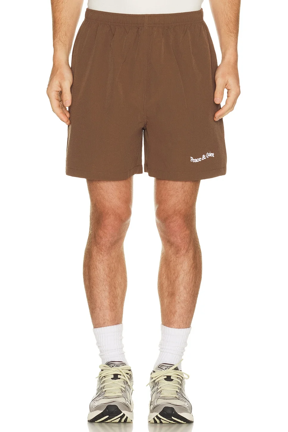 Wordmark Seersucker Shorts - 1