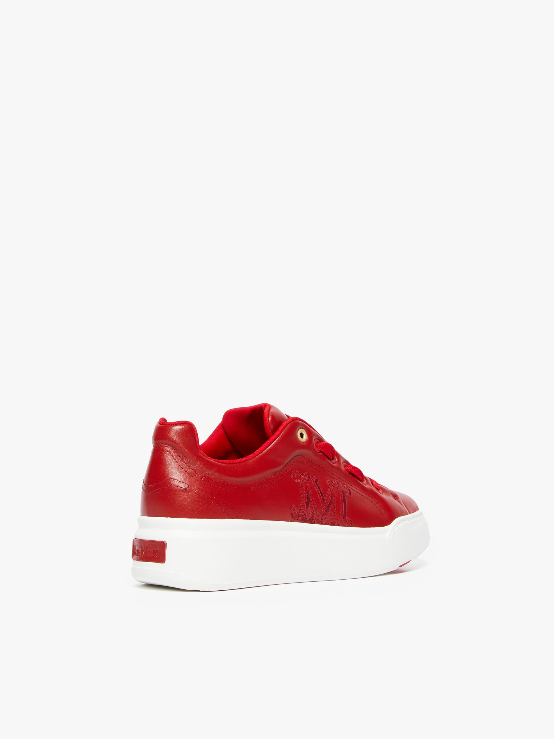 MAXICNY Leather sneakers with embroidery - 3
