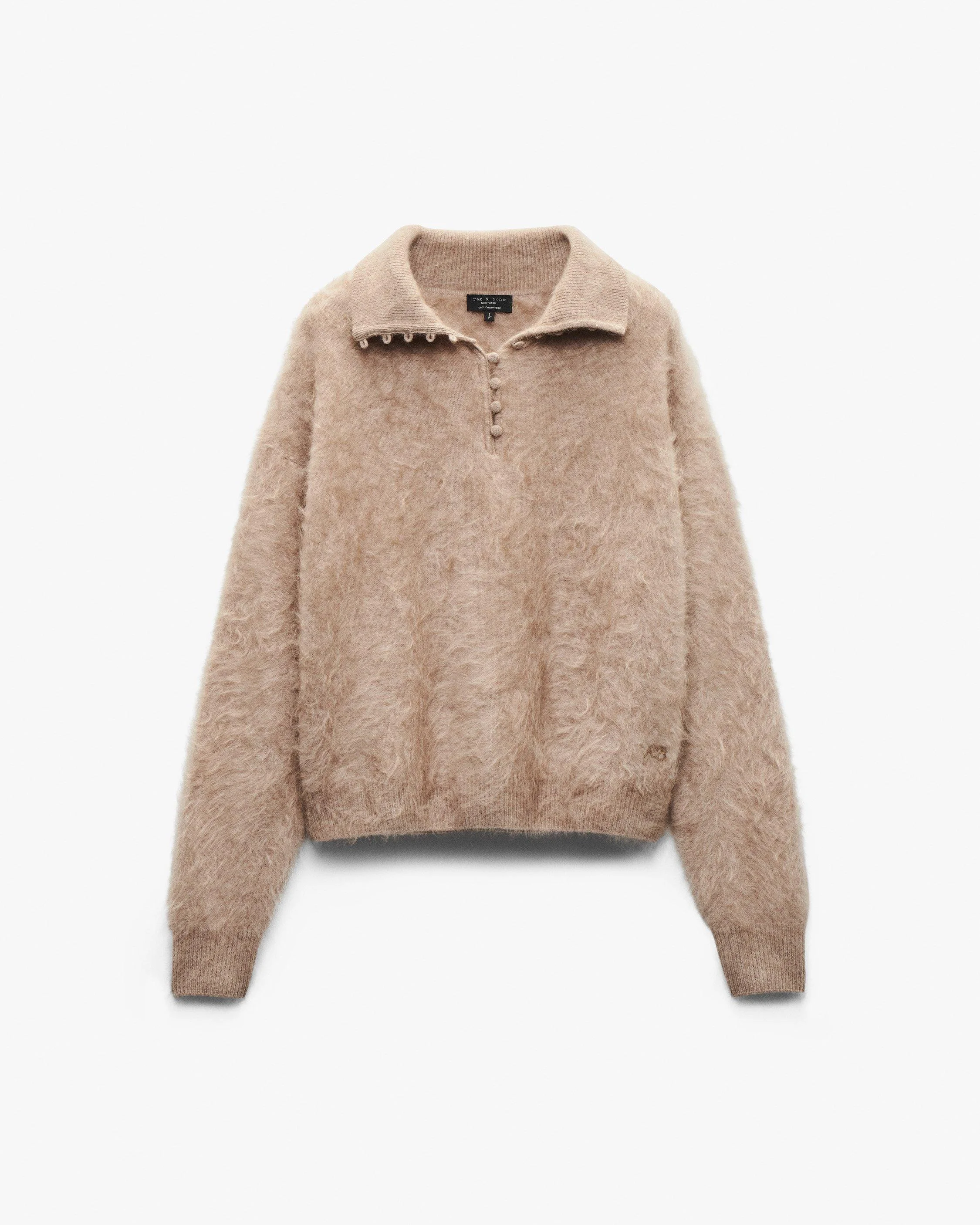 Jada Brushed Cashmere Sweater - 1