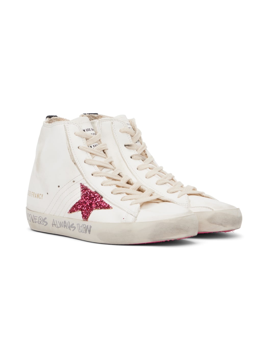 White Classic Francy Sneakers - 4