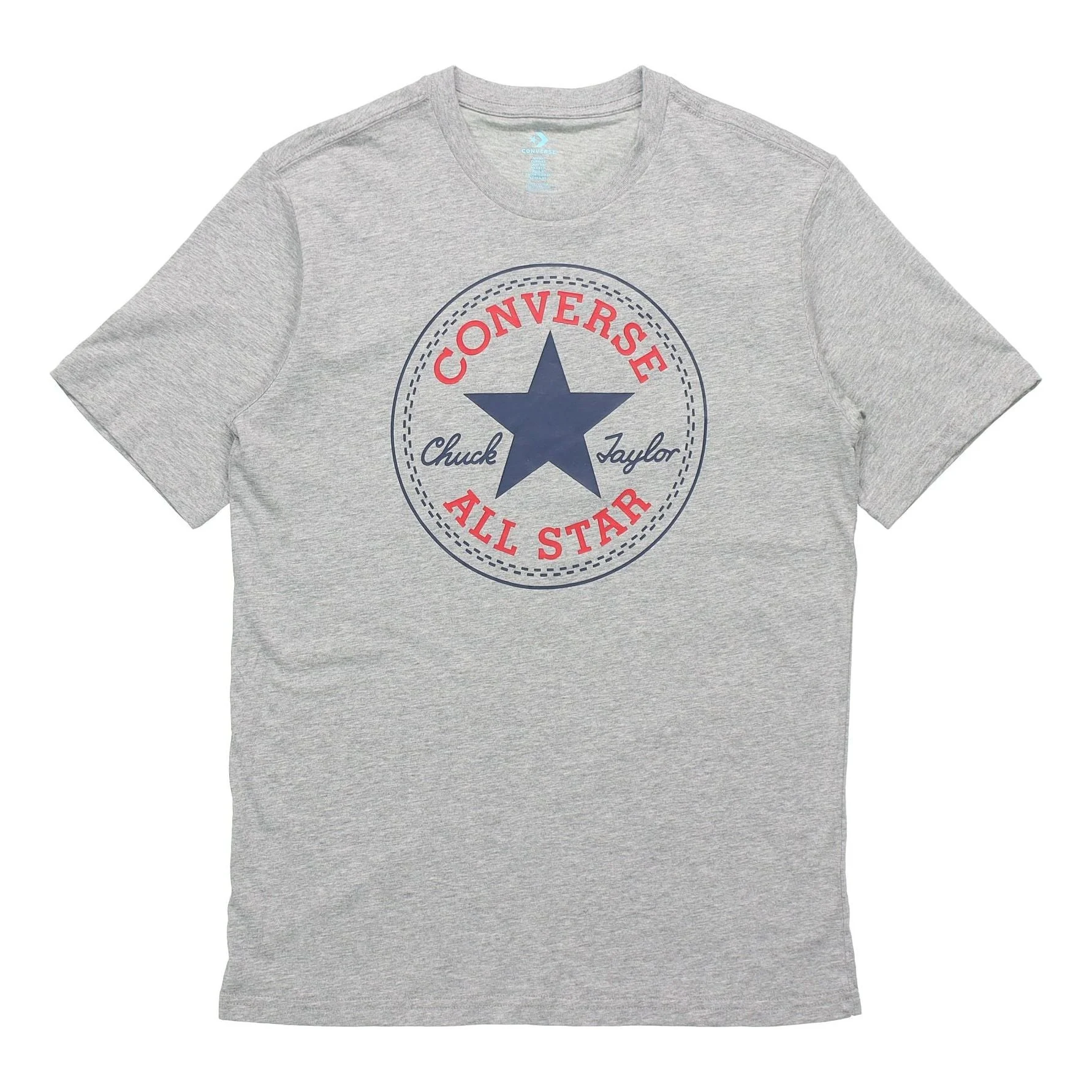 Men's Converse All Star Classic Round Neck Short Sleeve Gray 10007887-A03 - 1