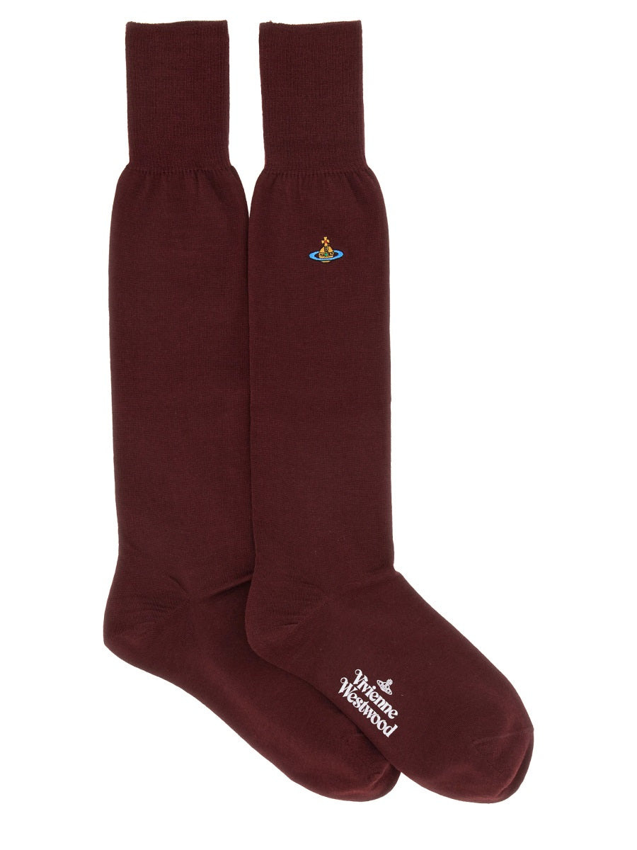 High Socks With Orb Embroidery - 1