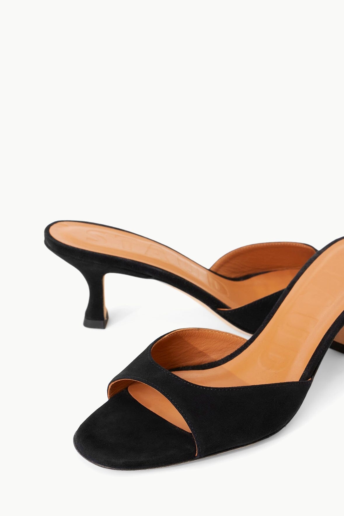 STAUD BRIGITTE MULE BLACK SUEDE - 6