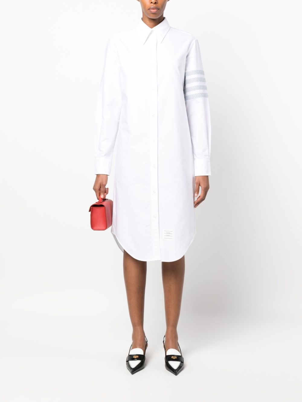 4-Bar cotton shirt dress - 2