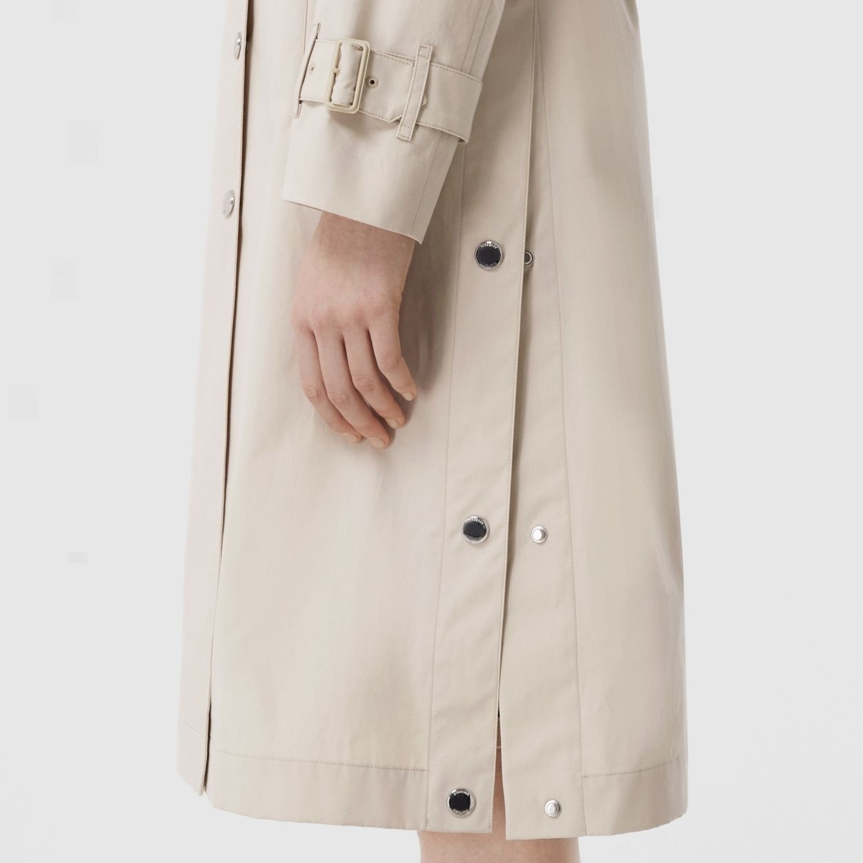 Cotton Belted Trench Coat - 6