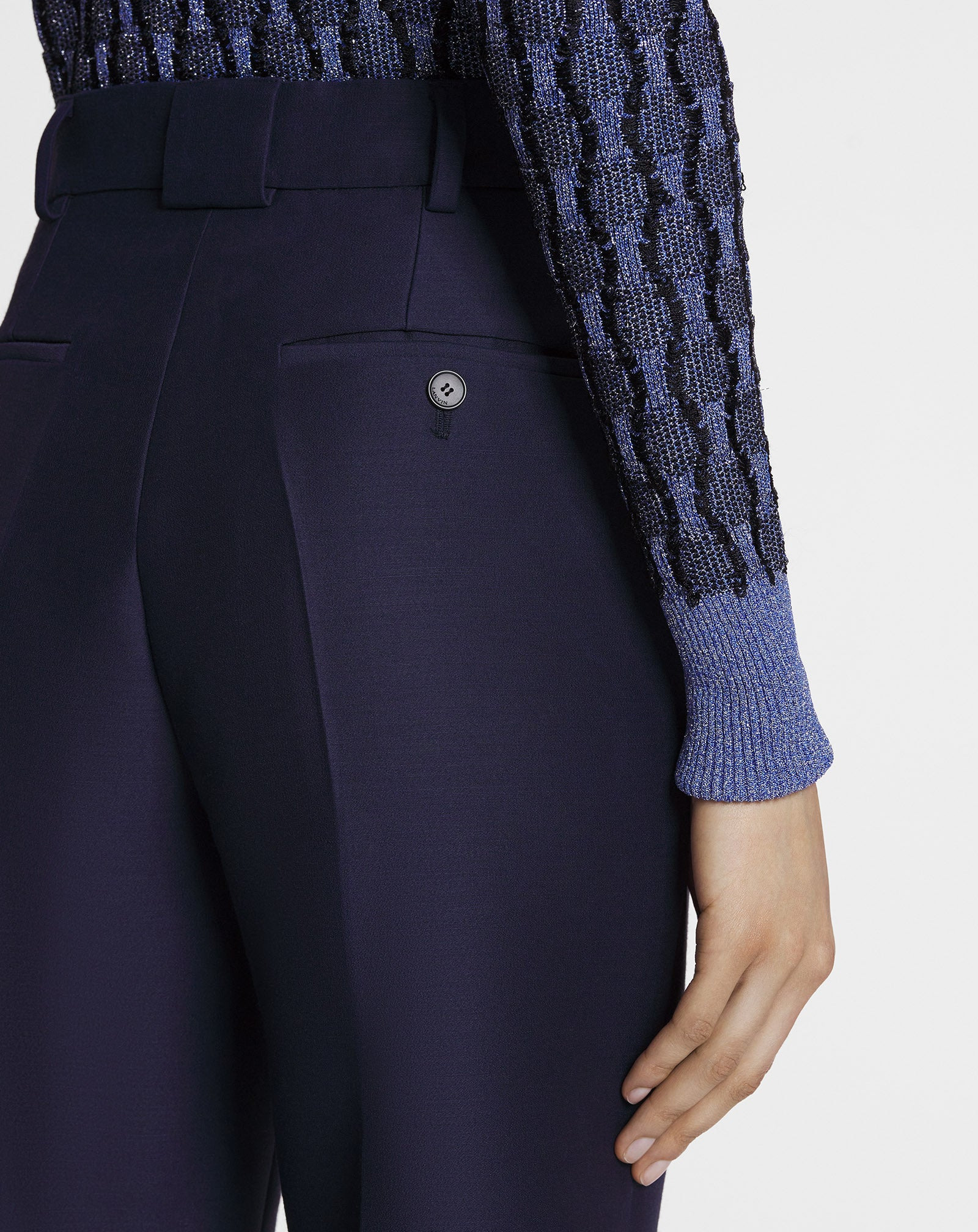 FLARED CROPPED PANTS - 5