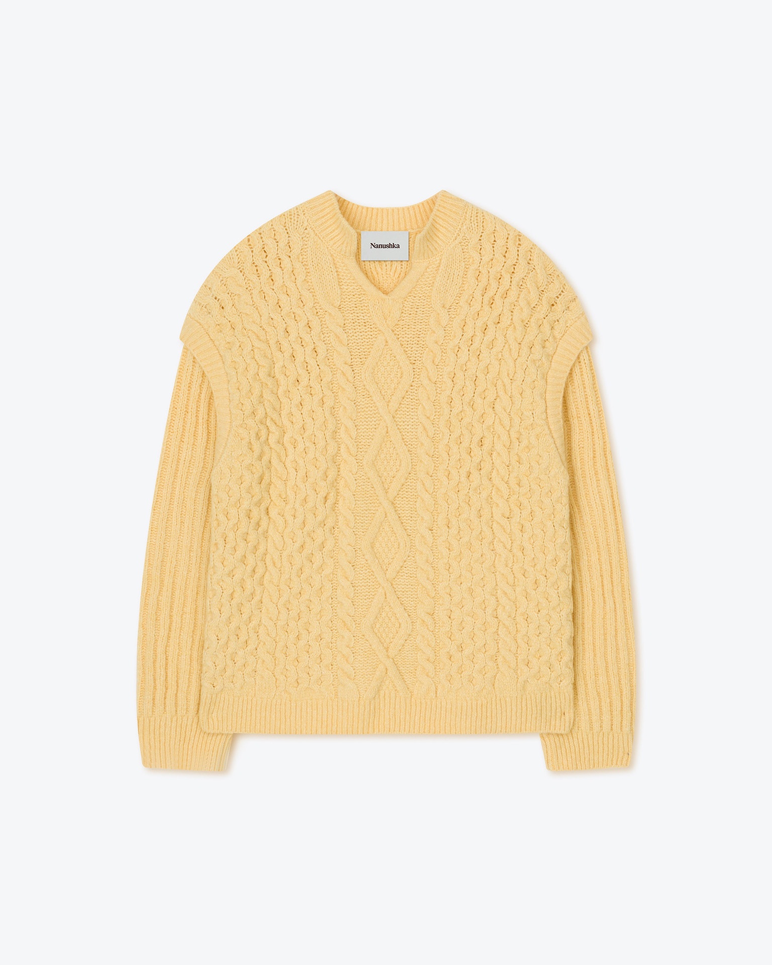 CELSO - Cashmere jumper - Pale yellow - 1