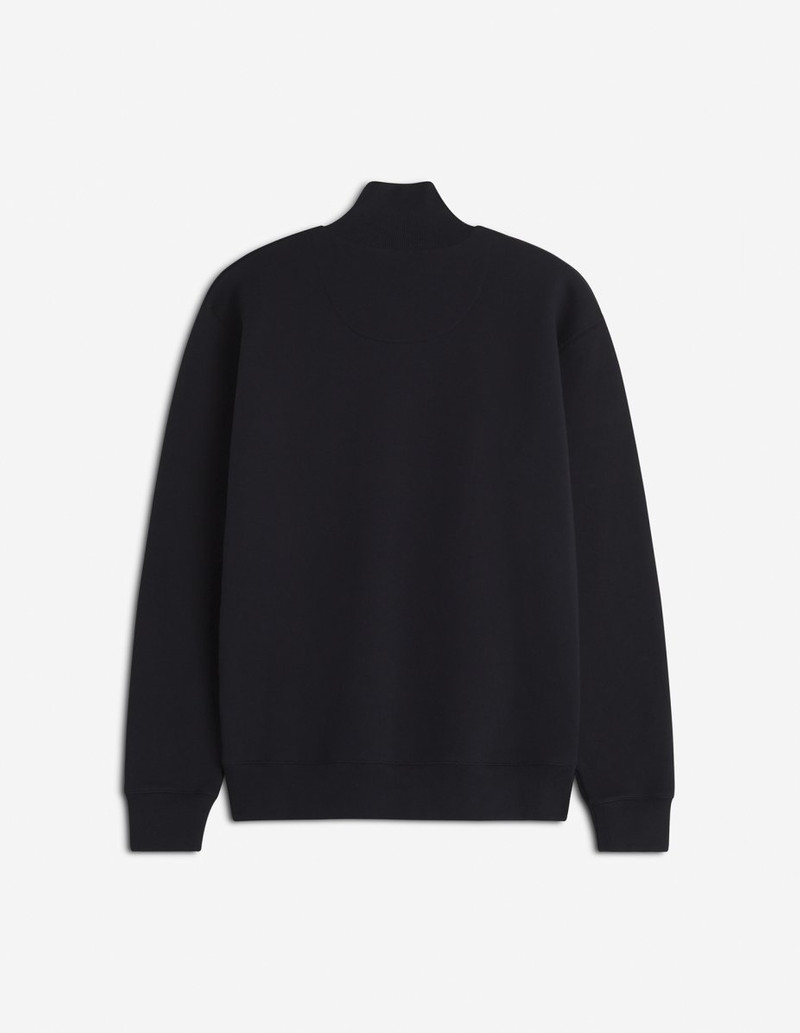 FESTIVE PROFILE FOX PATCH HALF ZIP SWEATSHIRT 3