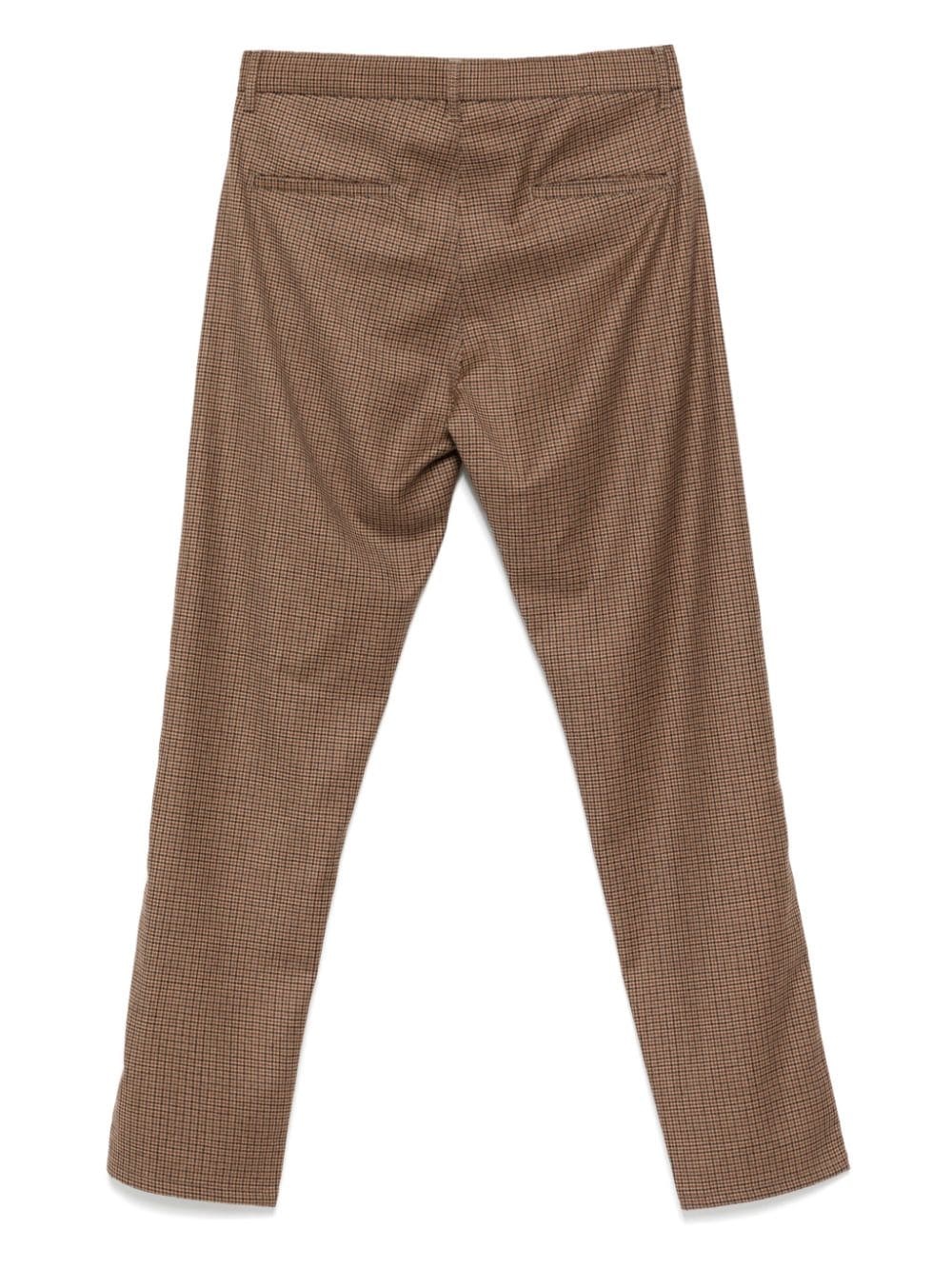 checked chinos - 2