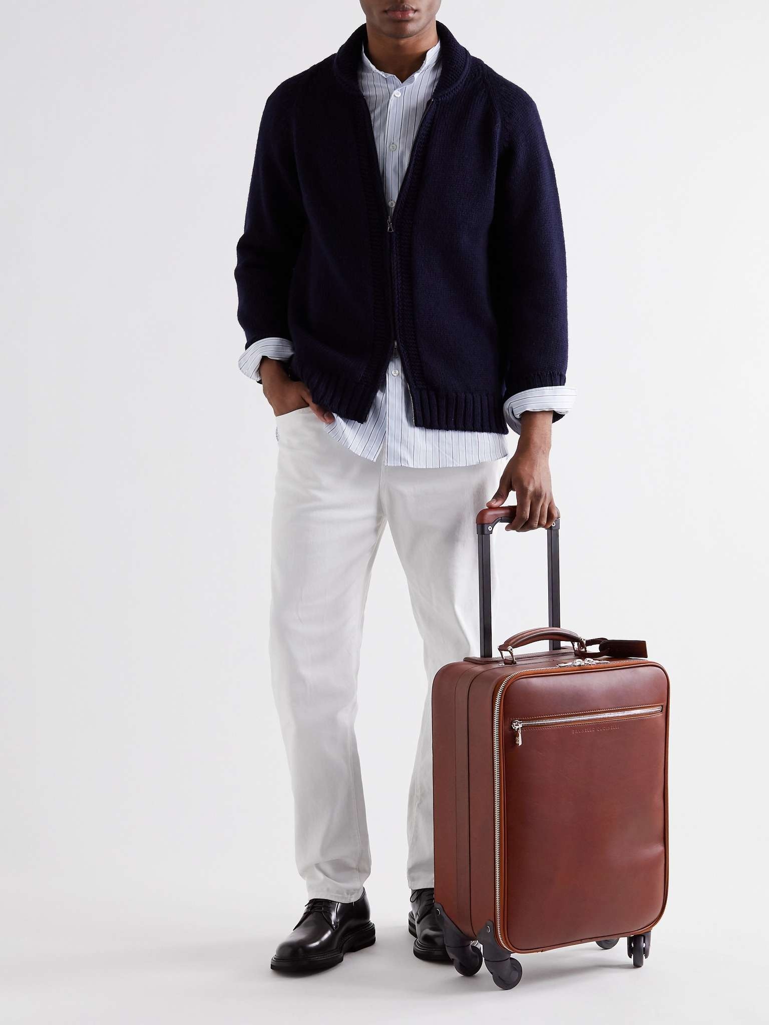 Leather Carry-On Suitcase - 2