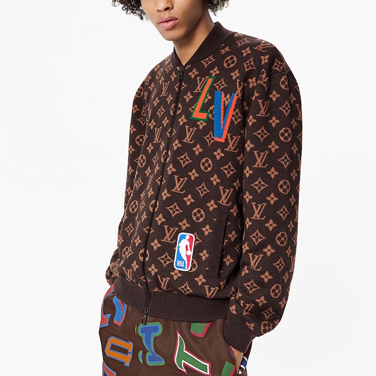 LOUIS VUITTON x NBA FW21 Men's Jacket Brown 1A8WYN - 4
