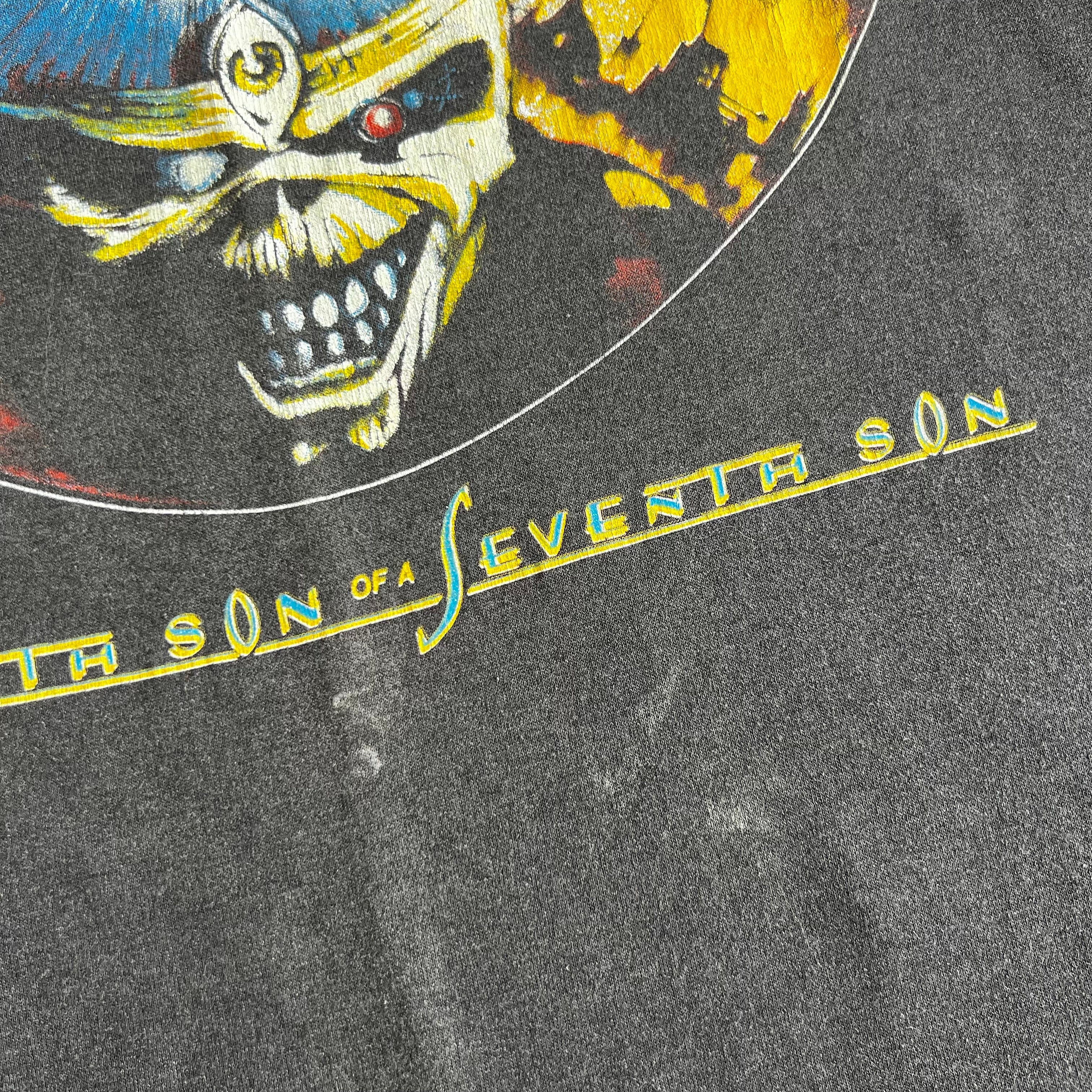 Final Blow - Vintage Iron Maiden Play With Madness 1988 T-Shirt SZ XL - 5