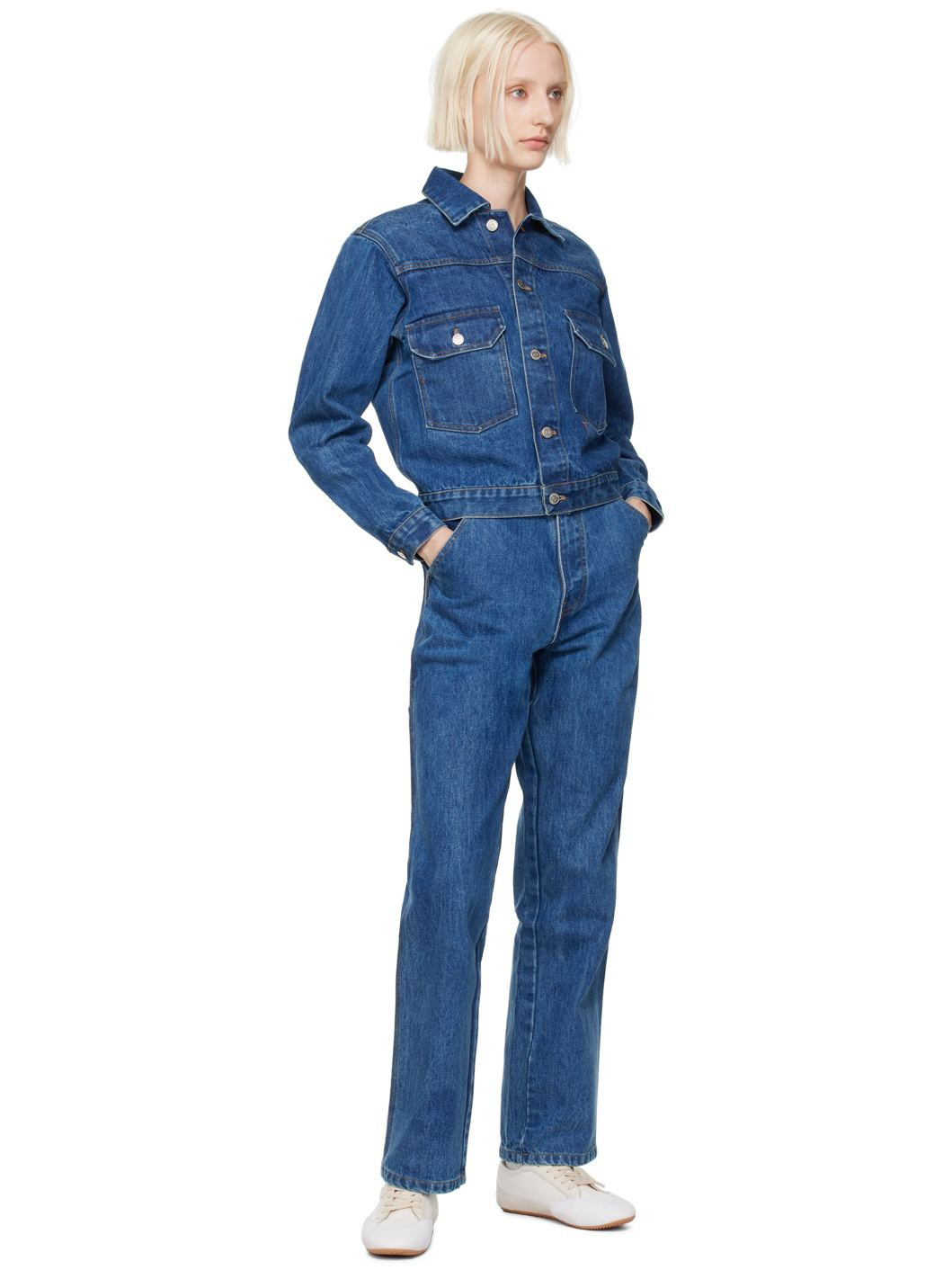 Blue Workwear Denim Jacket - 4