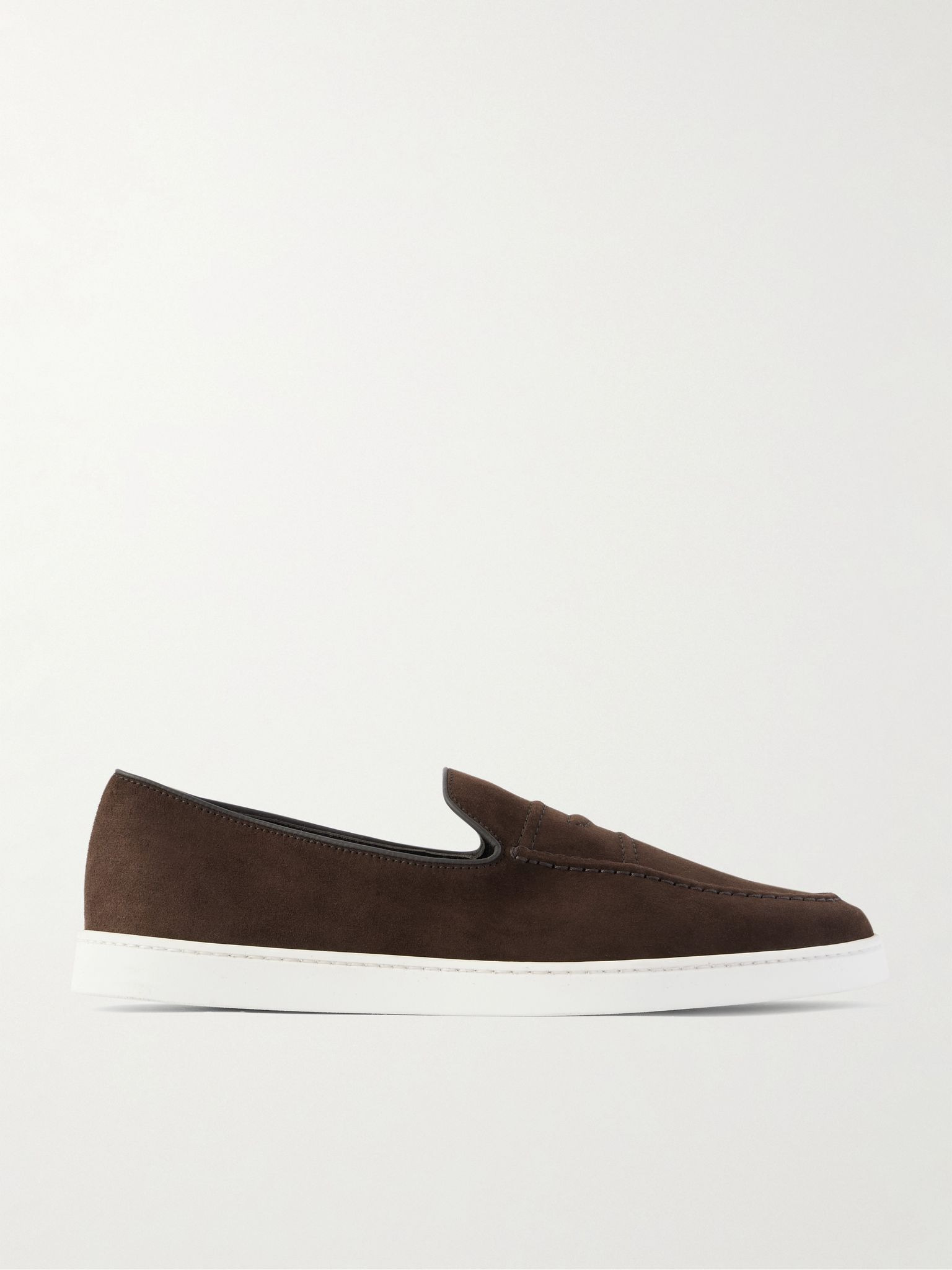 Peebles Suede Loafers Dark brown - 1