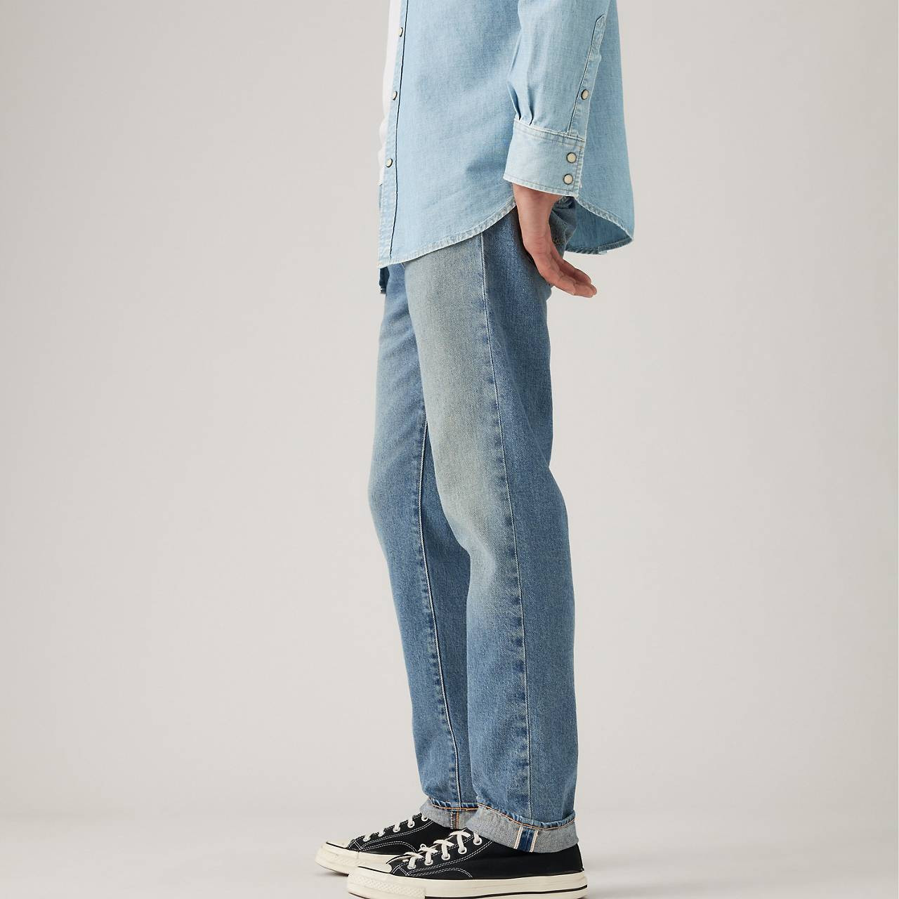 502™ TAPER FIT SELVEDGE MEN'S JEANS - 4