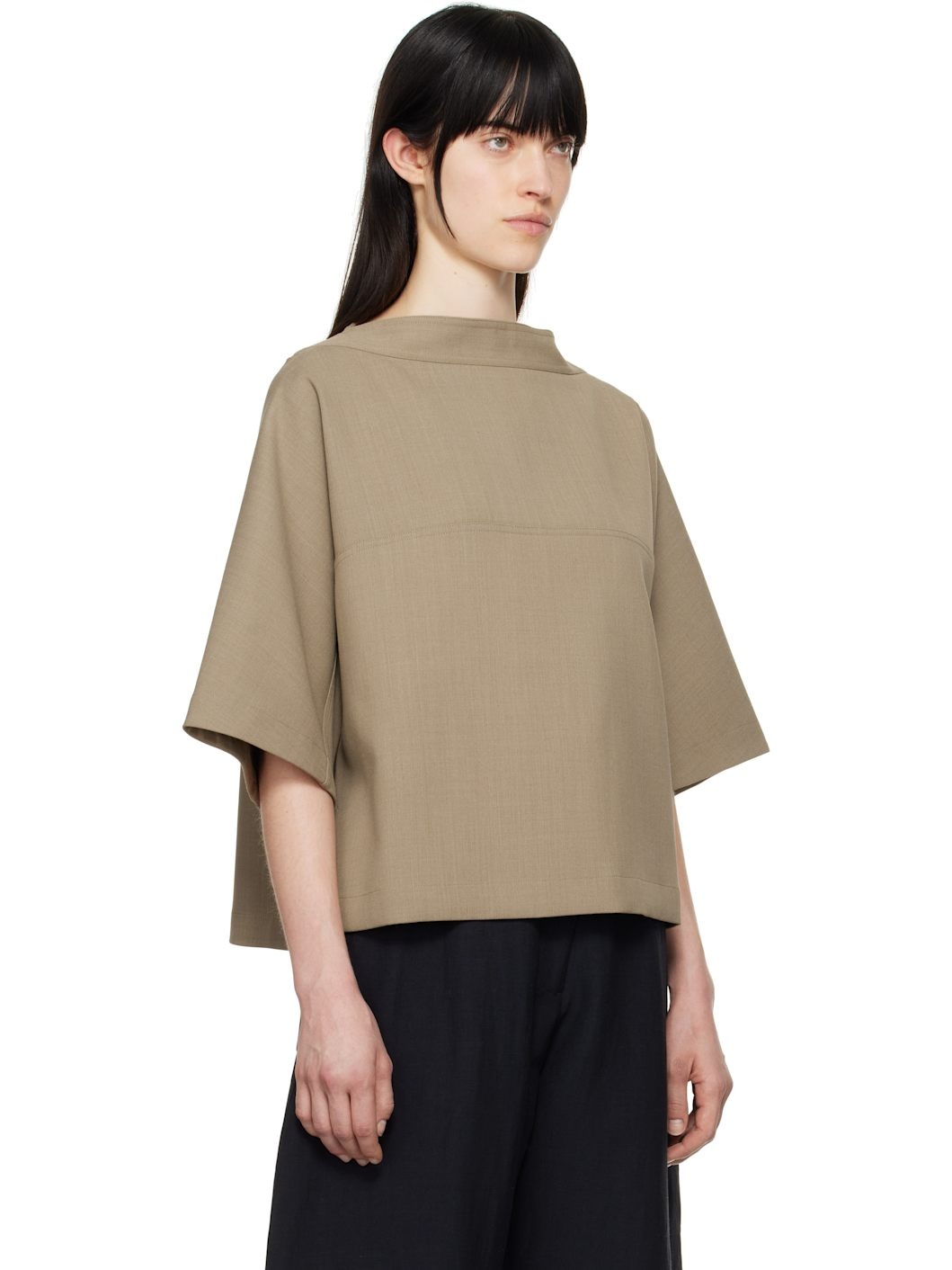 Taupe Hesse Top - 2