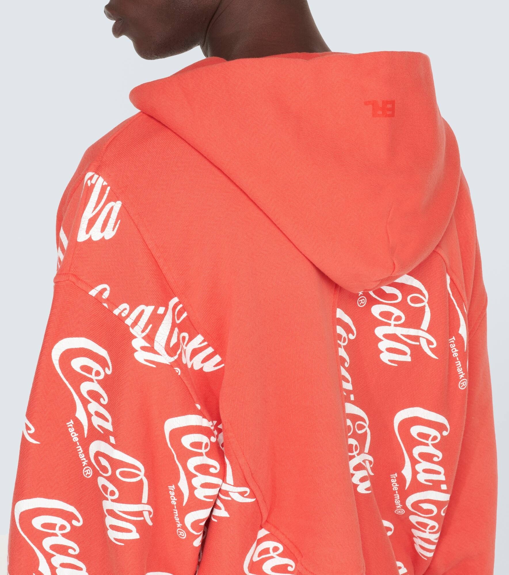Printed cotton hoodie - 6