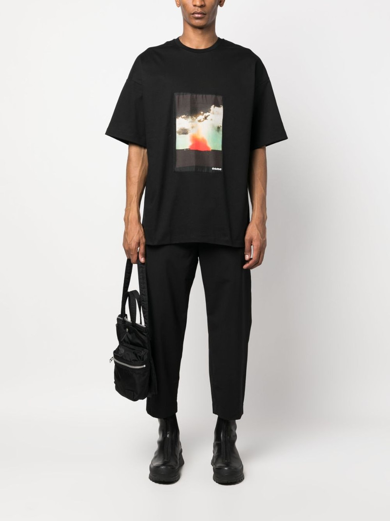 OAMC graphic-print organic-cotton T-shirt outlook